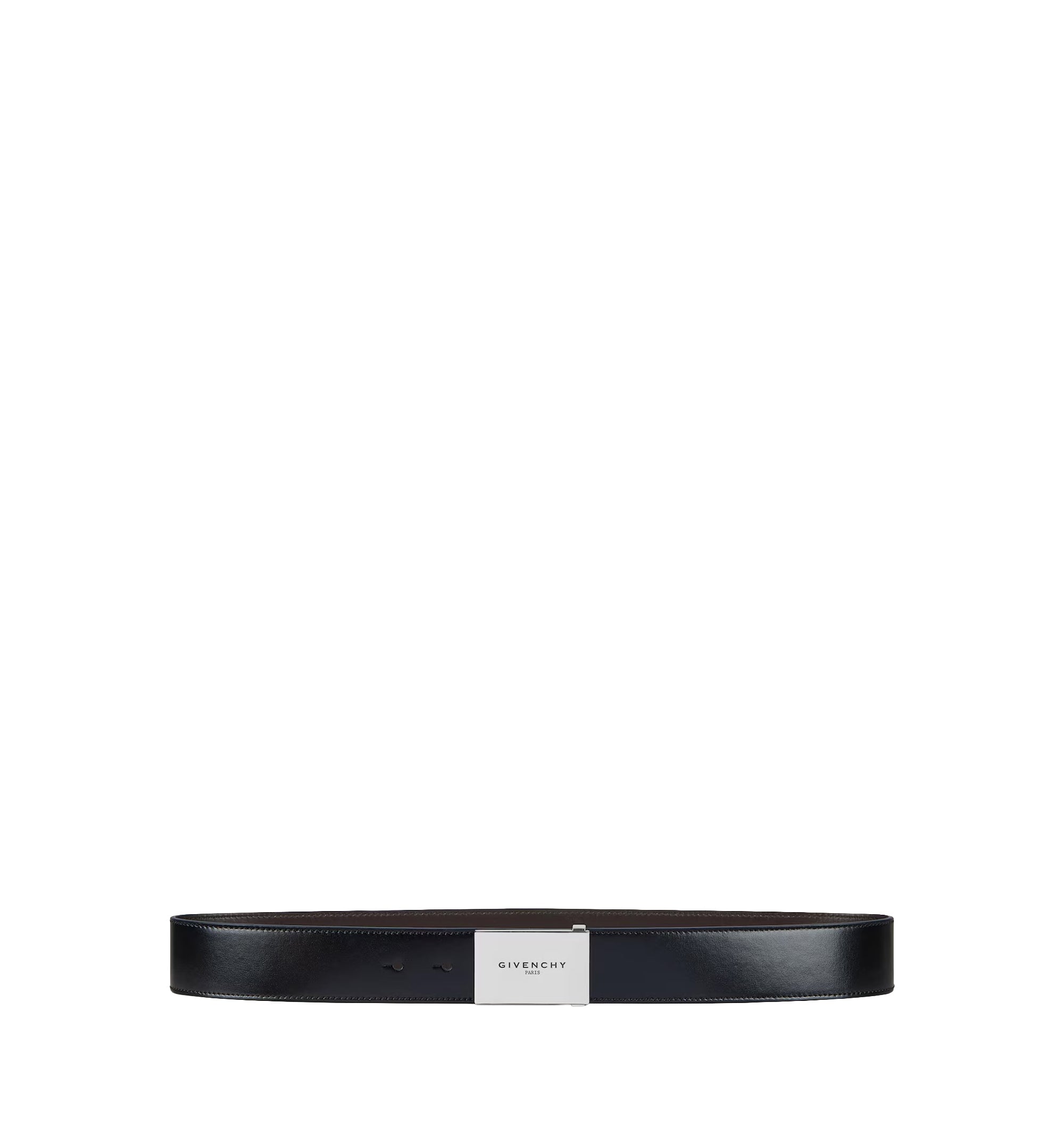 Label Reversible Belt In Leather