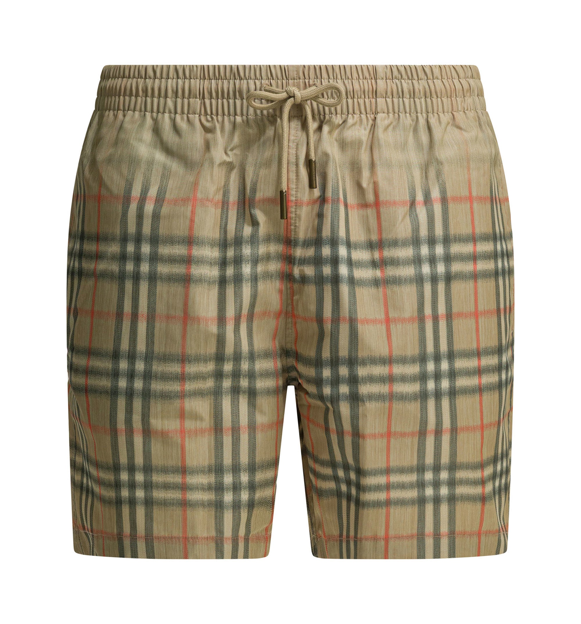 Gradient Check Swim Shorts