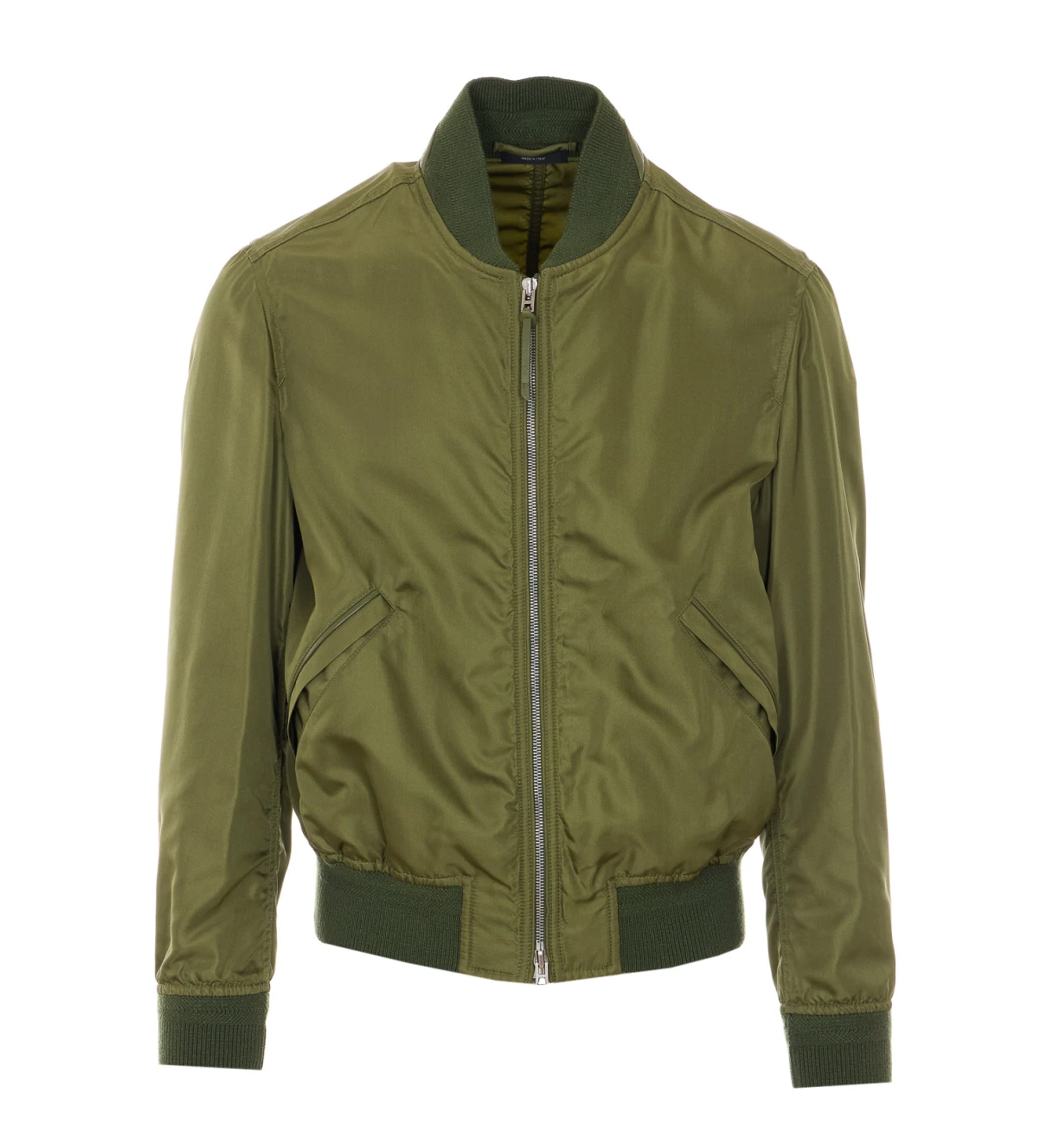 Satin Flight Bomber Jacket