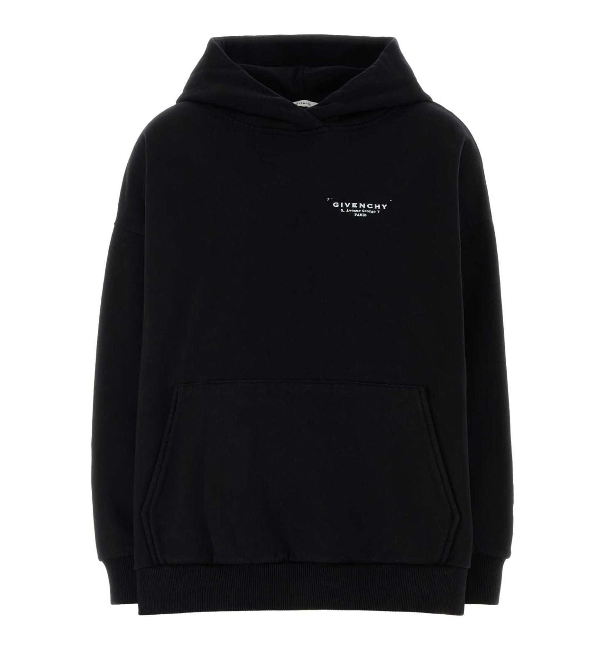 Logo Print Cotton Hoodie