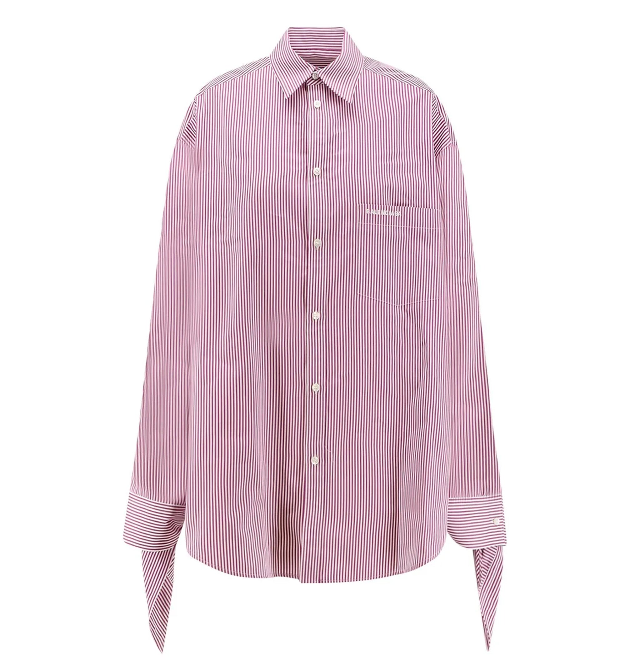 Pinstriped Knott Cuffs Shirt