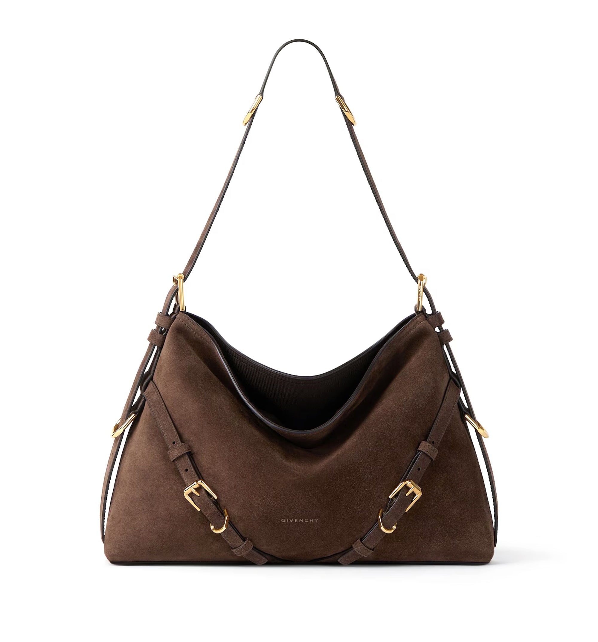Medium Voyou Bag In Suede