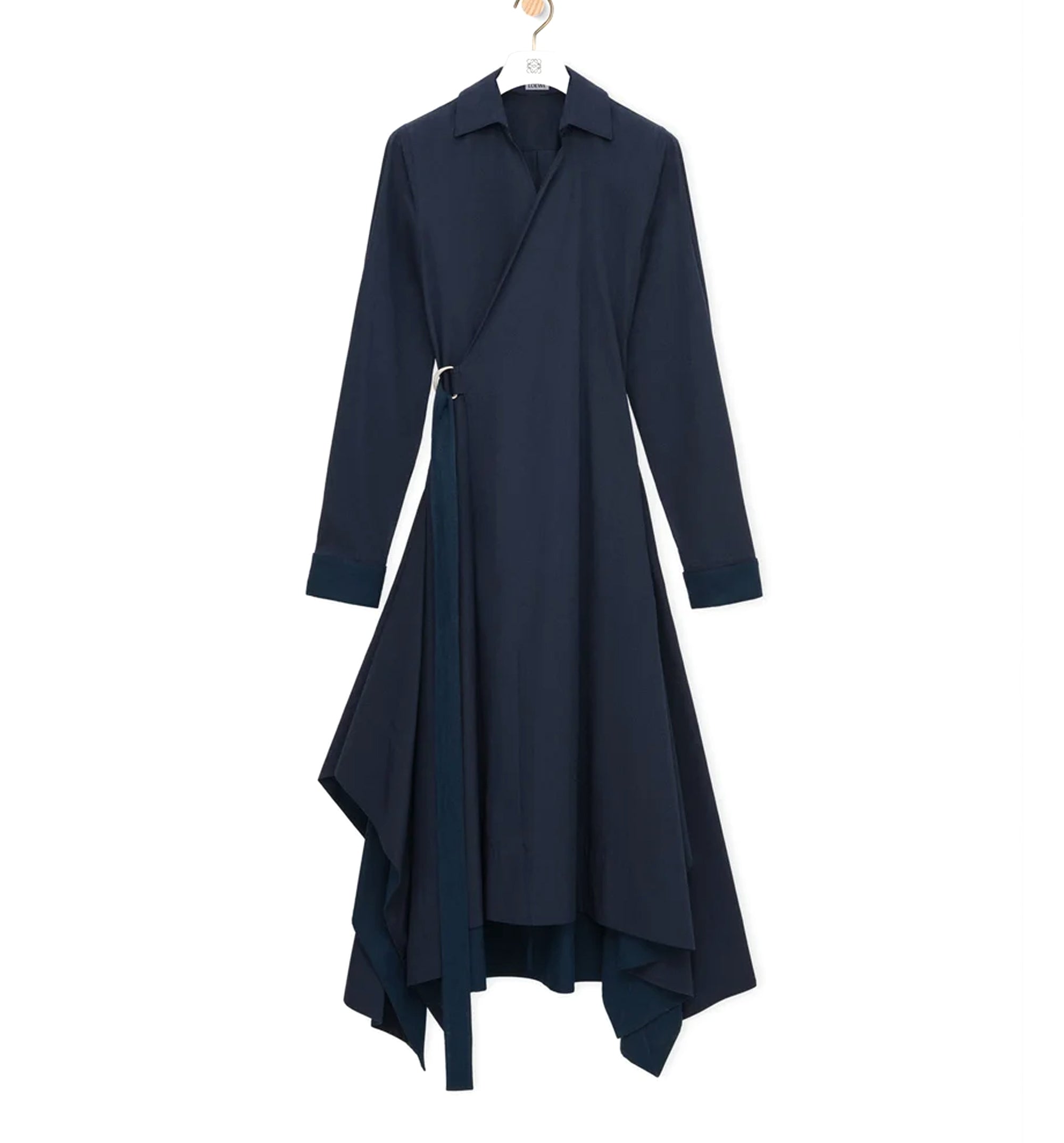 Draped Dress In Cotton