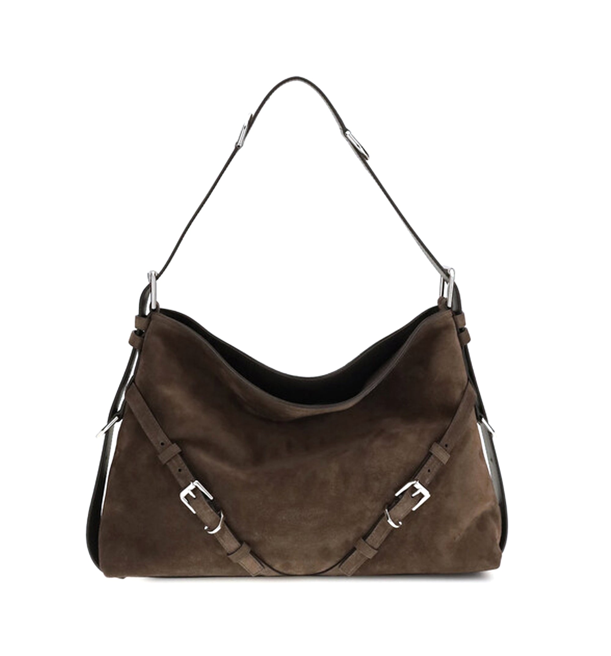 Medium Voyou Bag In Suede