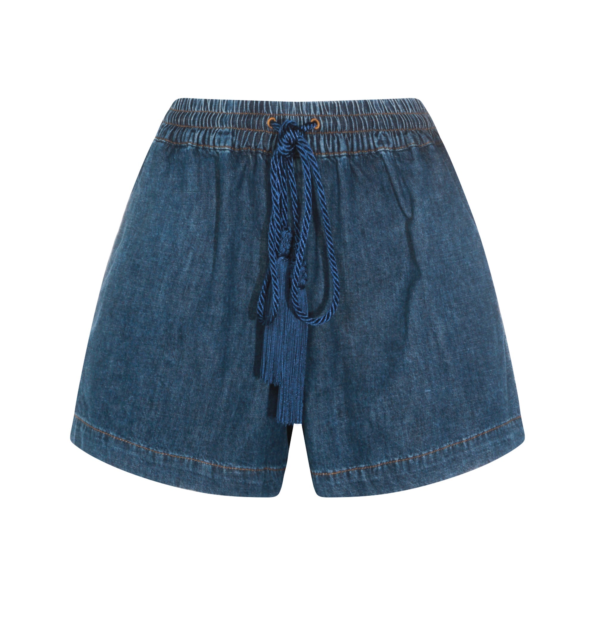 Denim Chambray Shorts