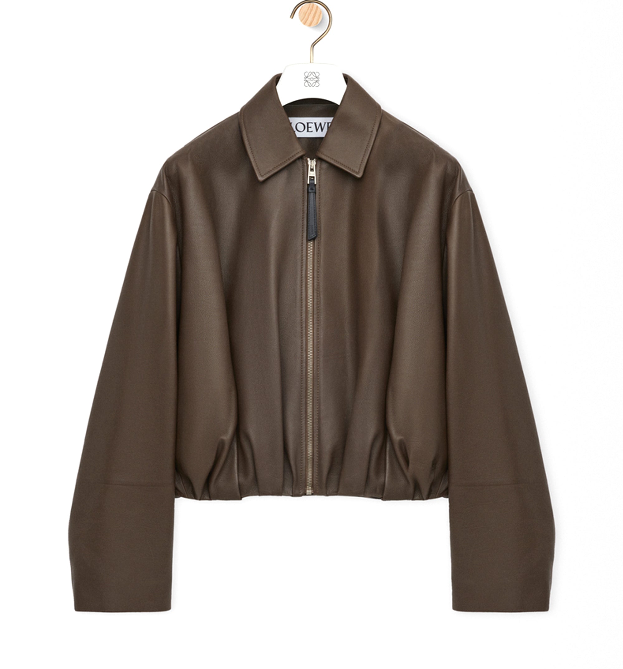 Draped Jacket In Nappa Calfskin
