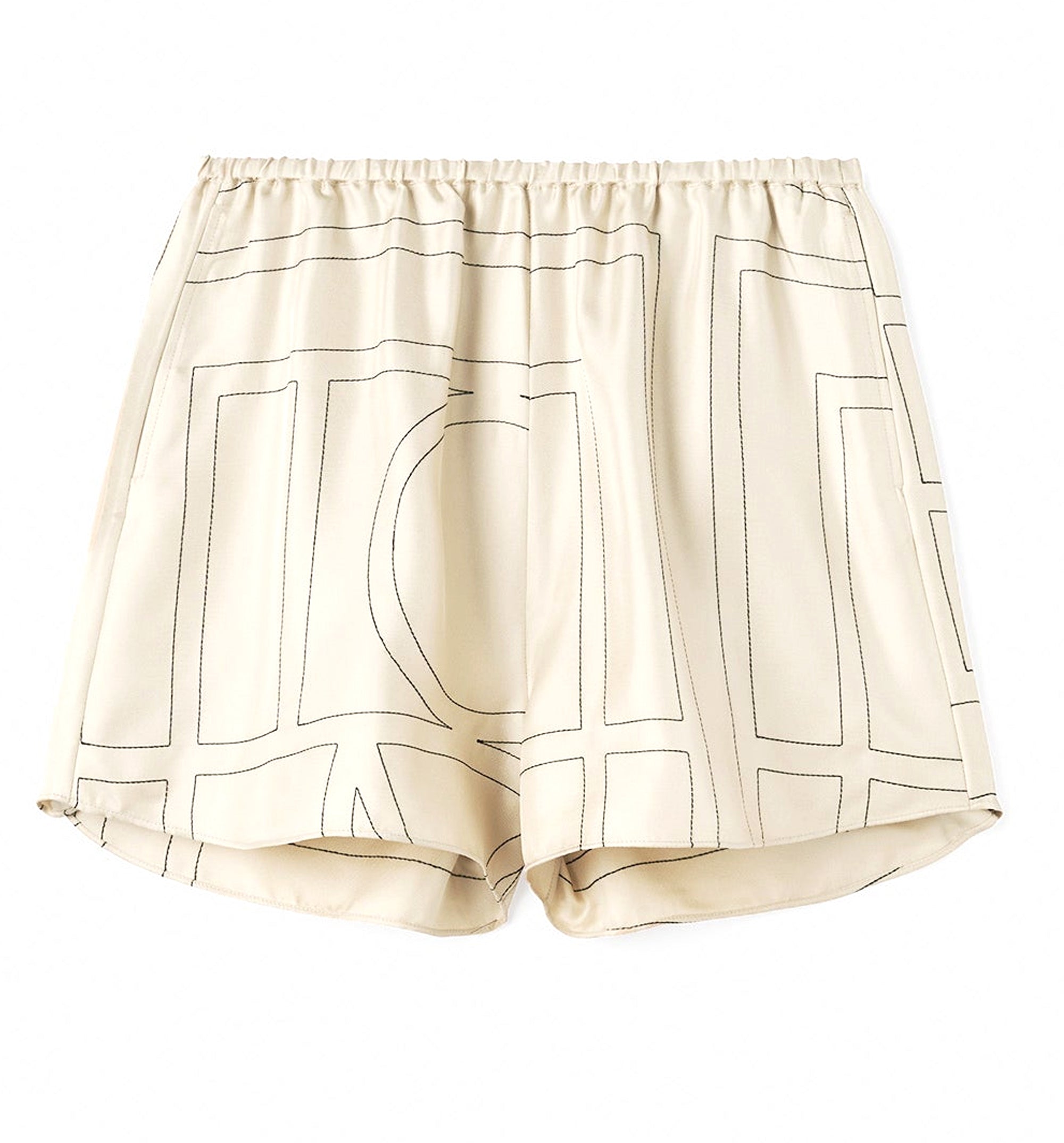 Monogram Silk PJ Shorts