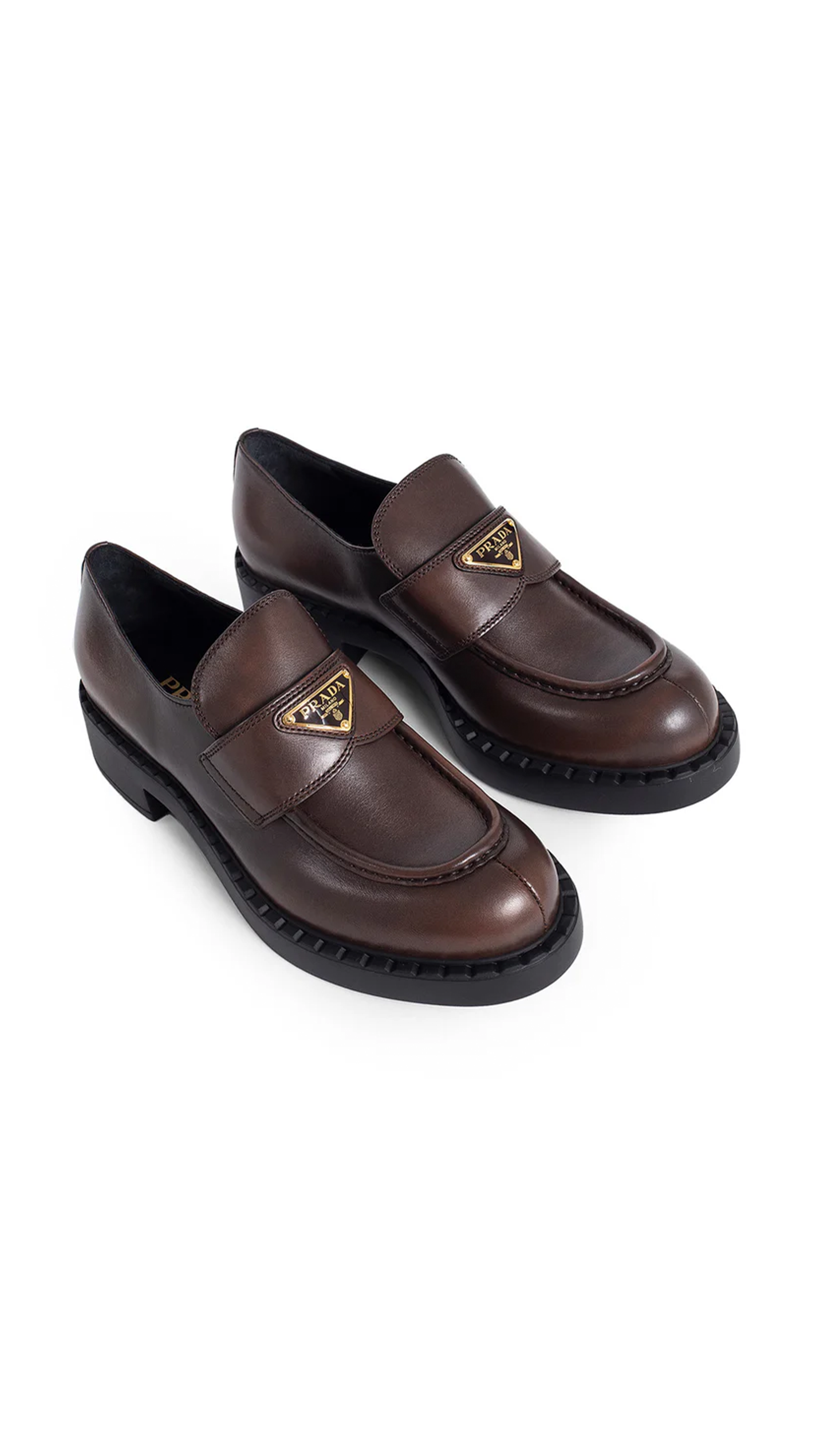 Classic Leather Loafers - Dark Brown