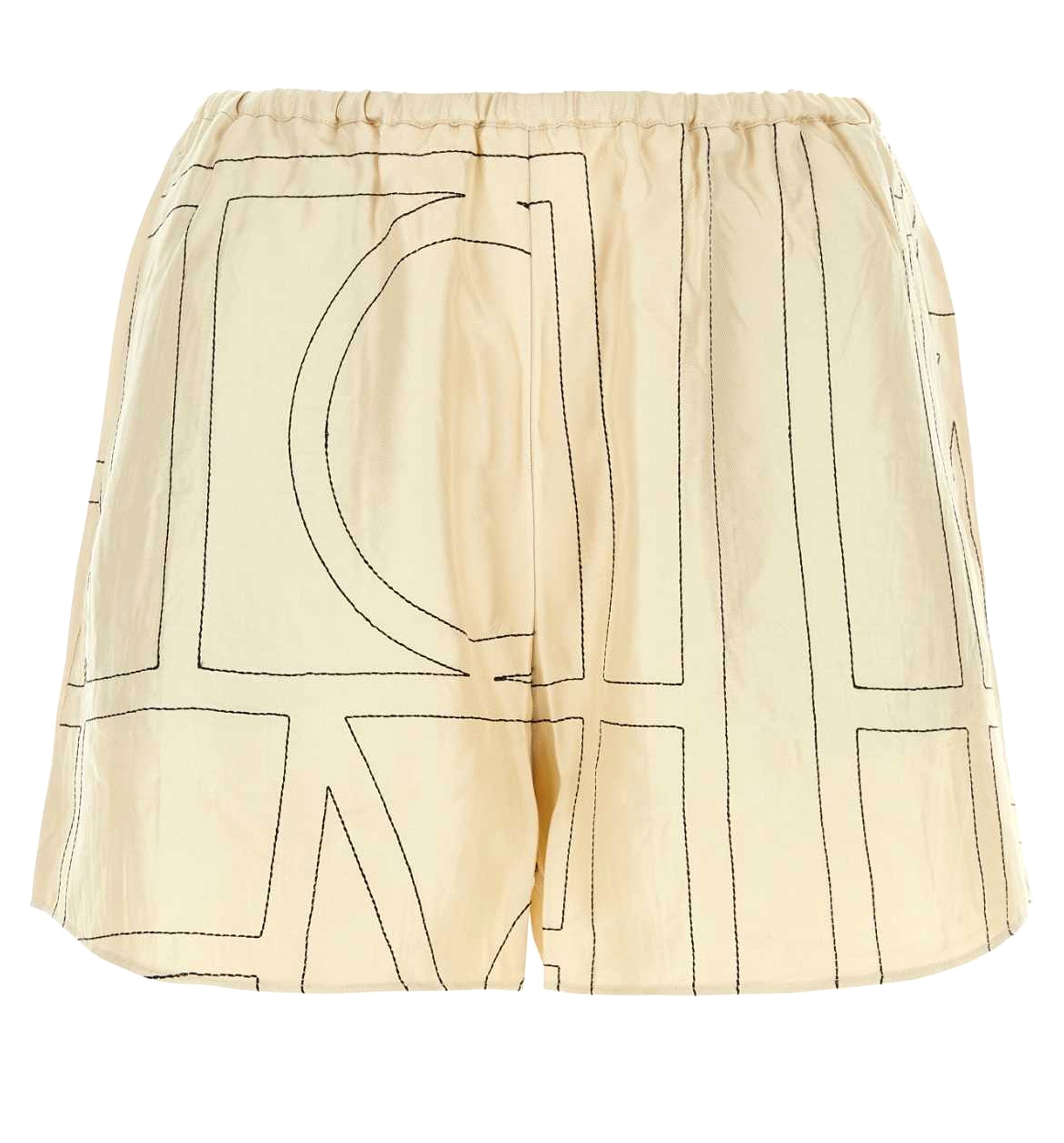 Monogram Silk PJ Shorts