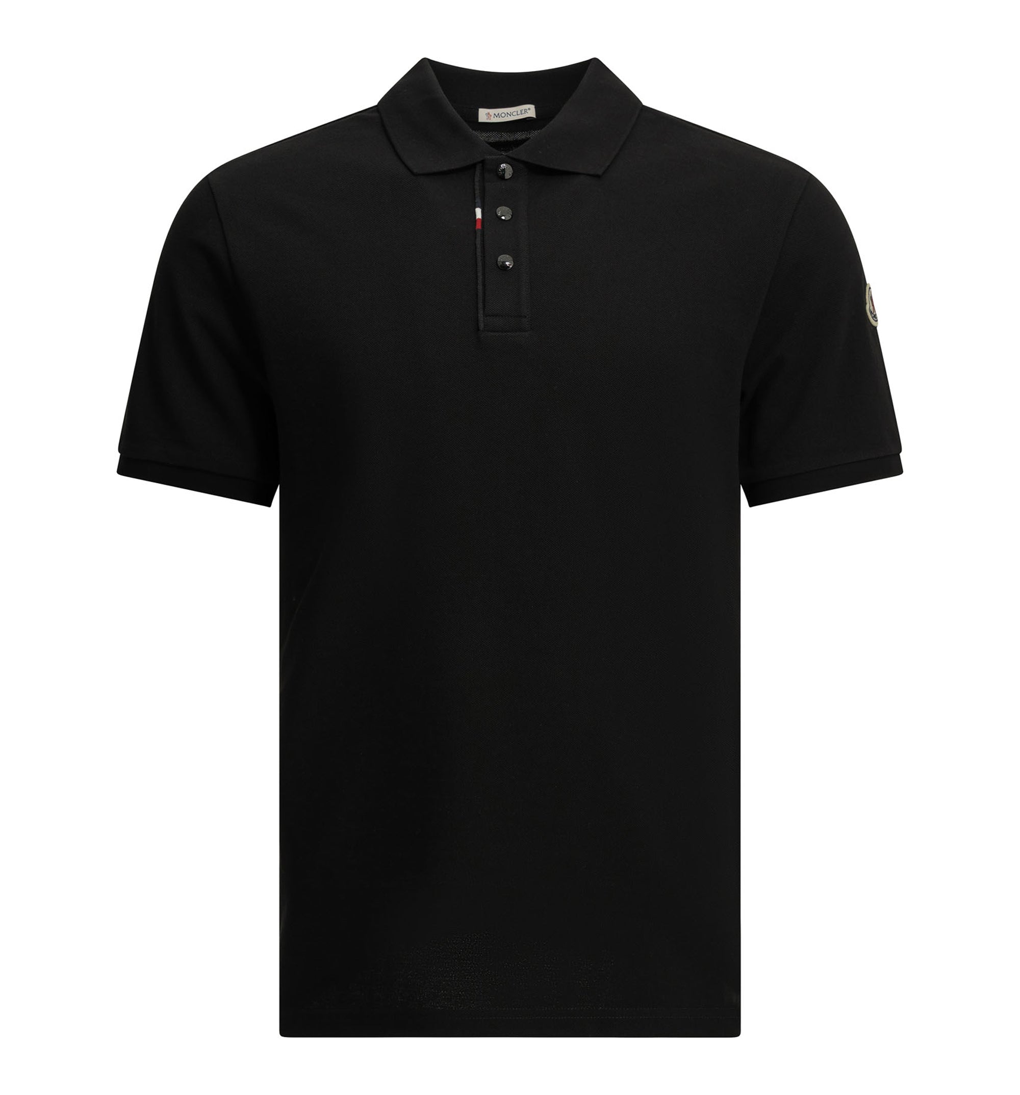 Button-down polo shirt with logo