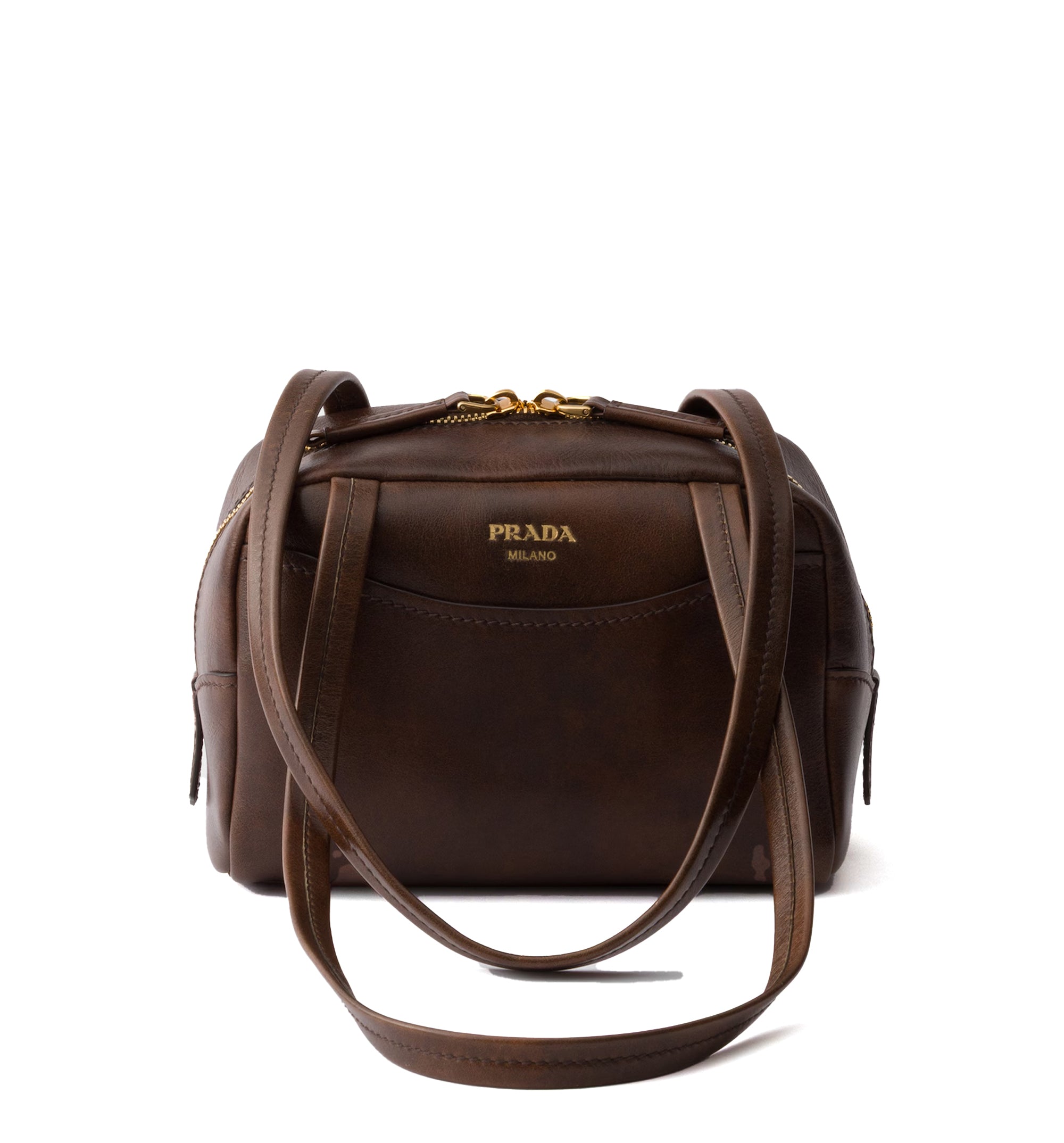 Suede Top-Handle Bag