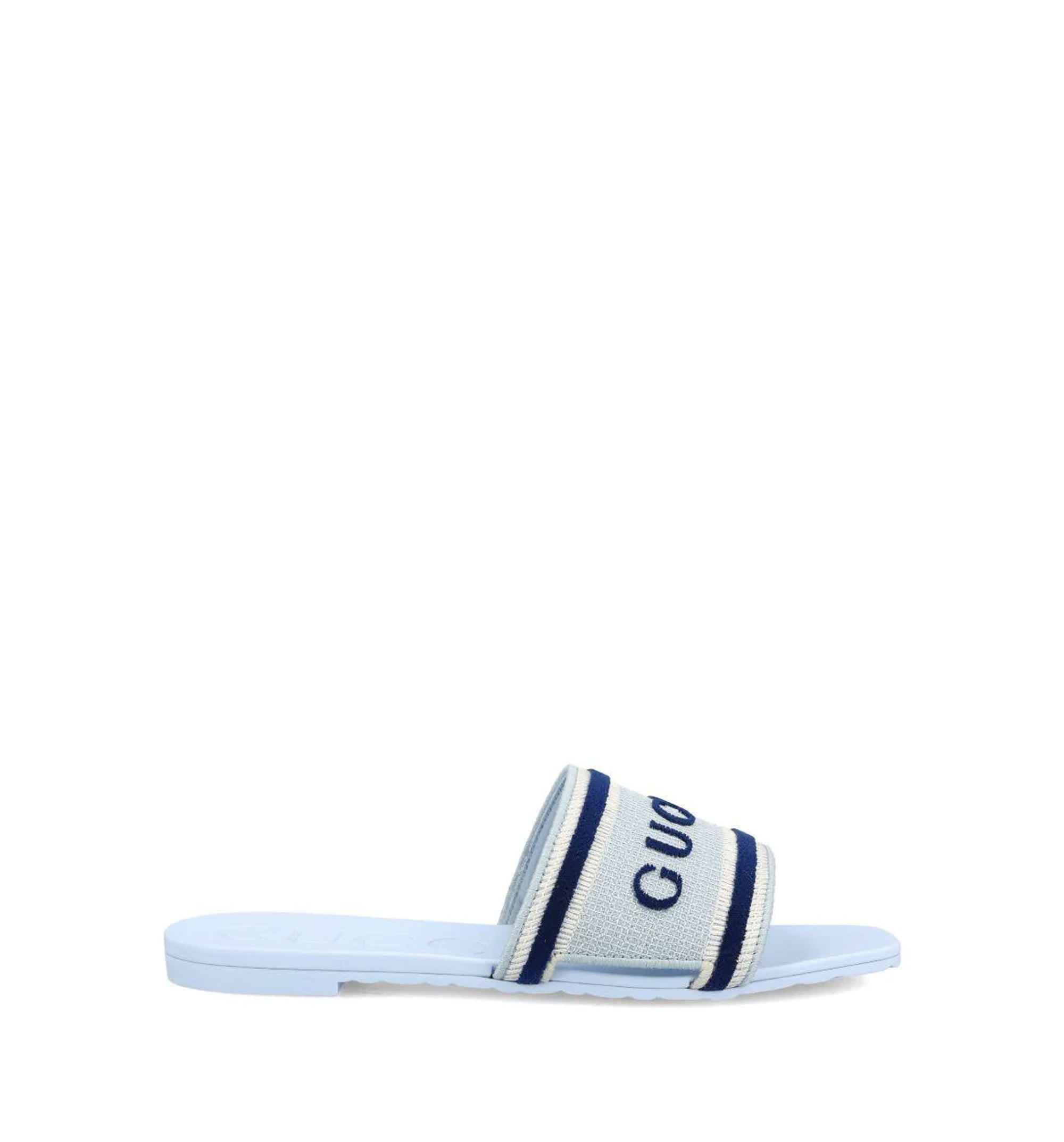 Logo Lettering Slide Sandals