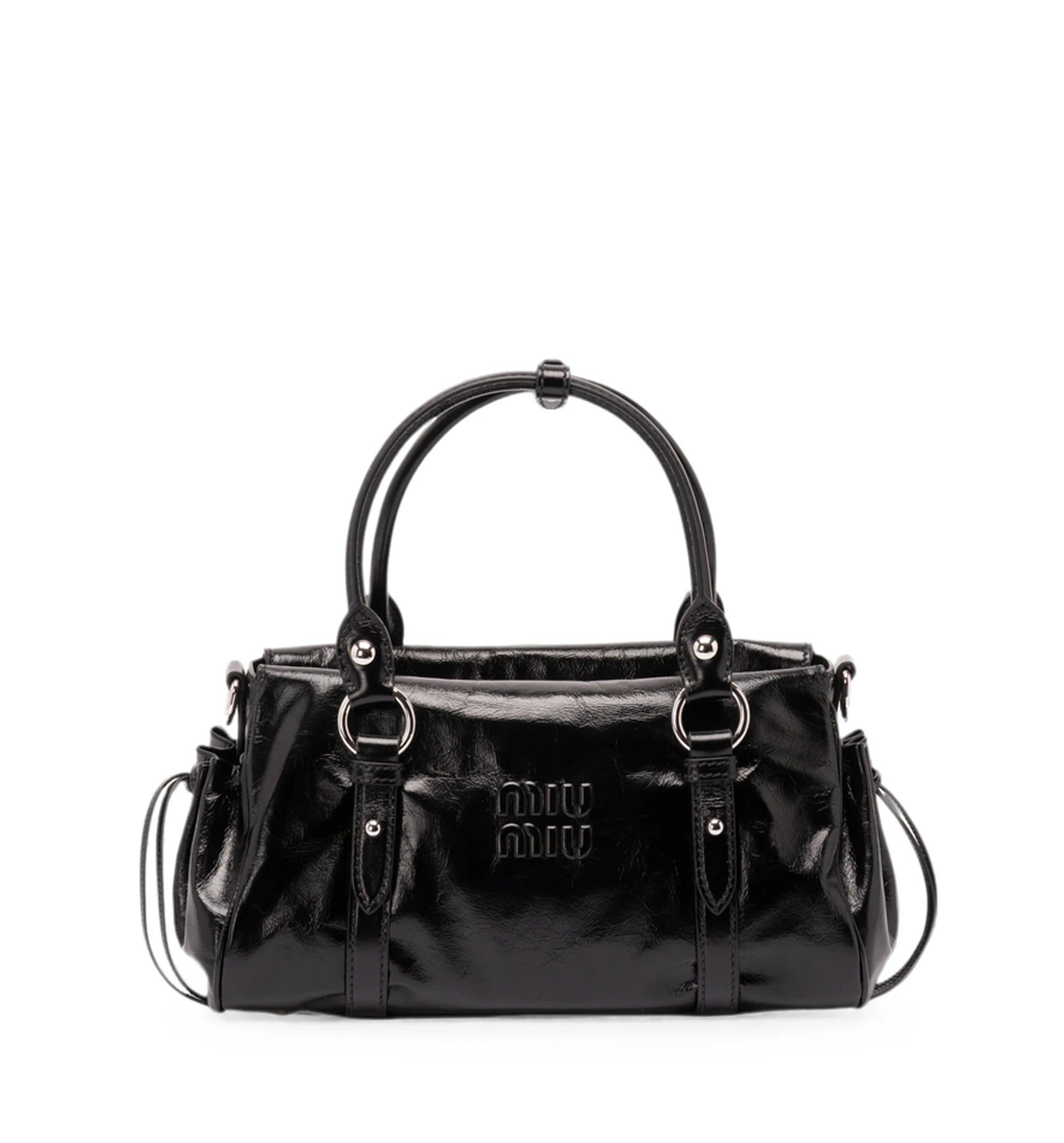 Glossy Leather Handbag