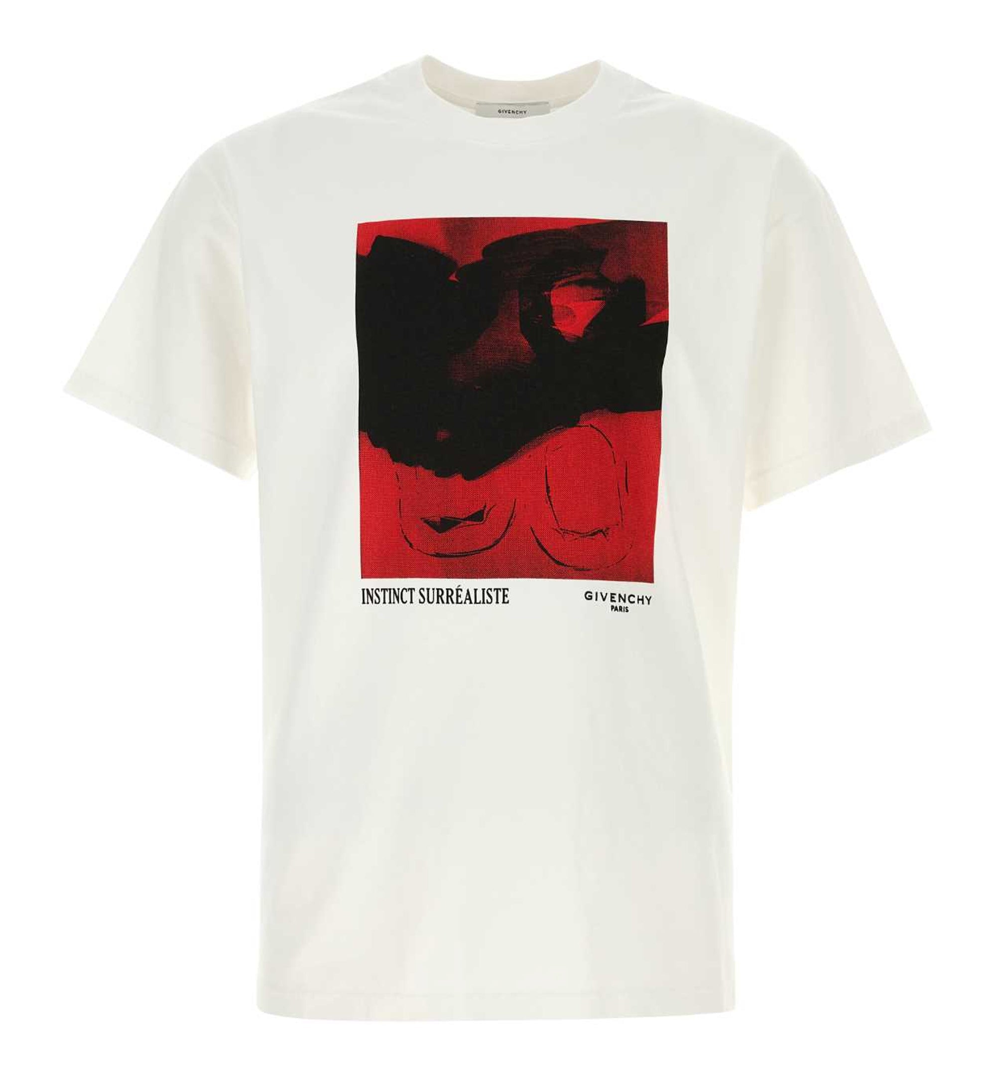T-shirt in Cotton with Surrealism Print