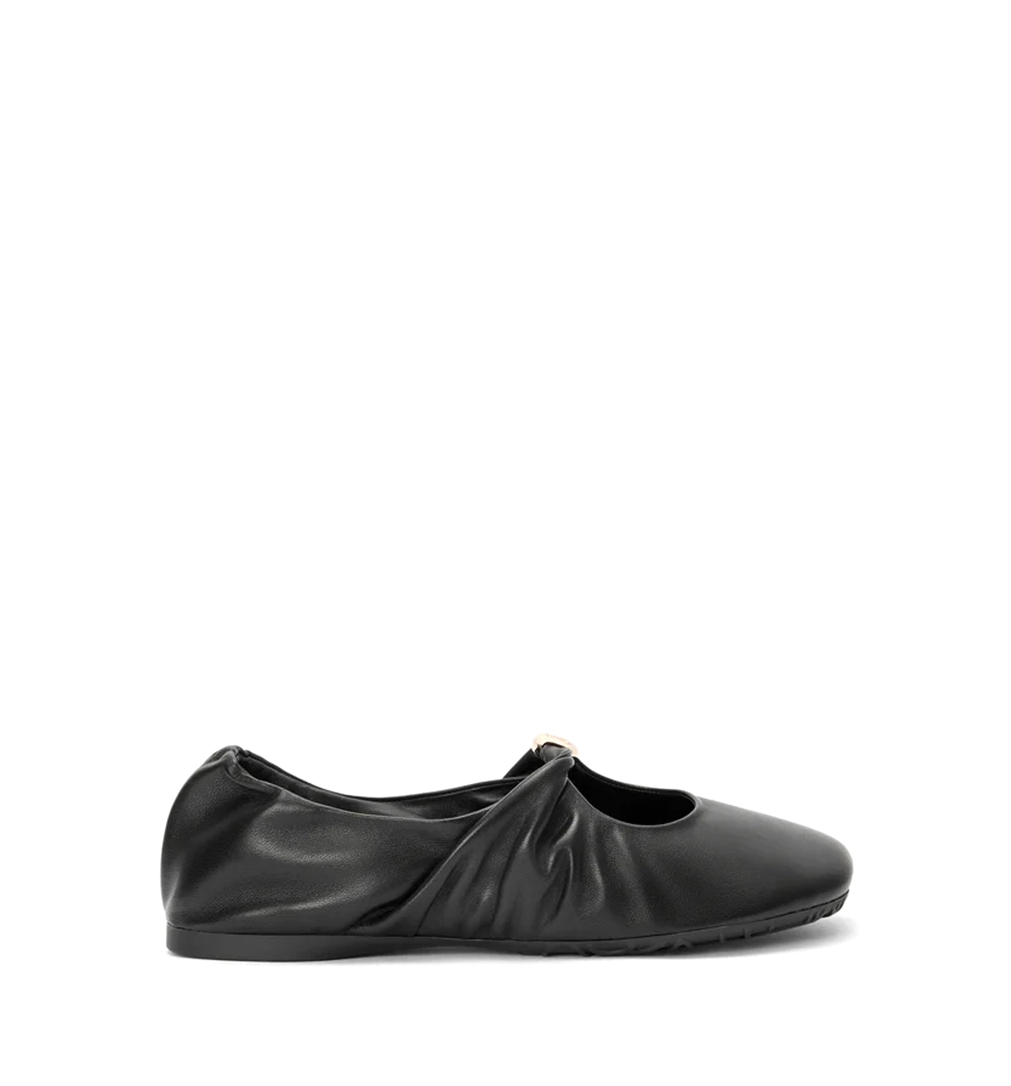 Pebble Soft Ballerina in Nappa Lambskin