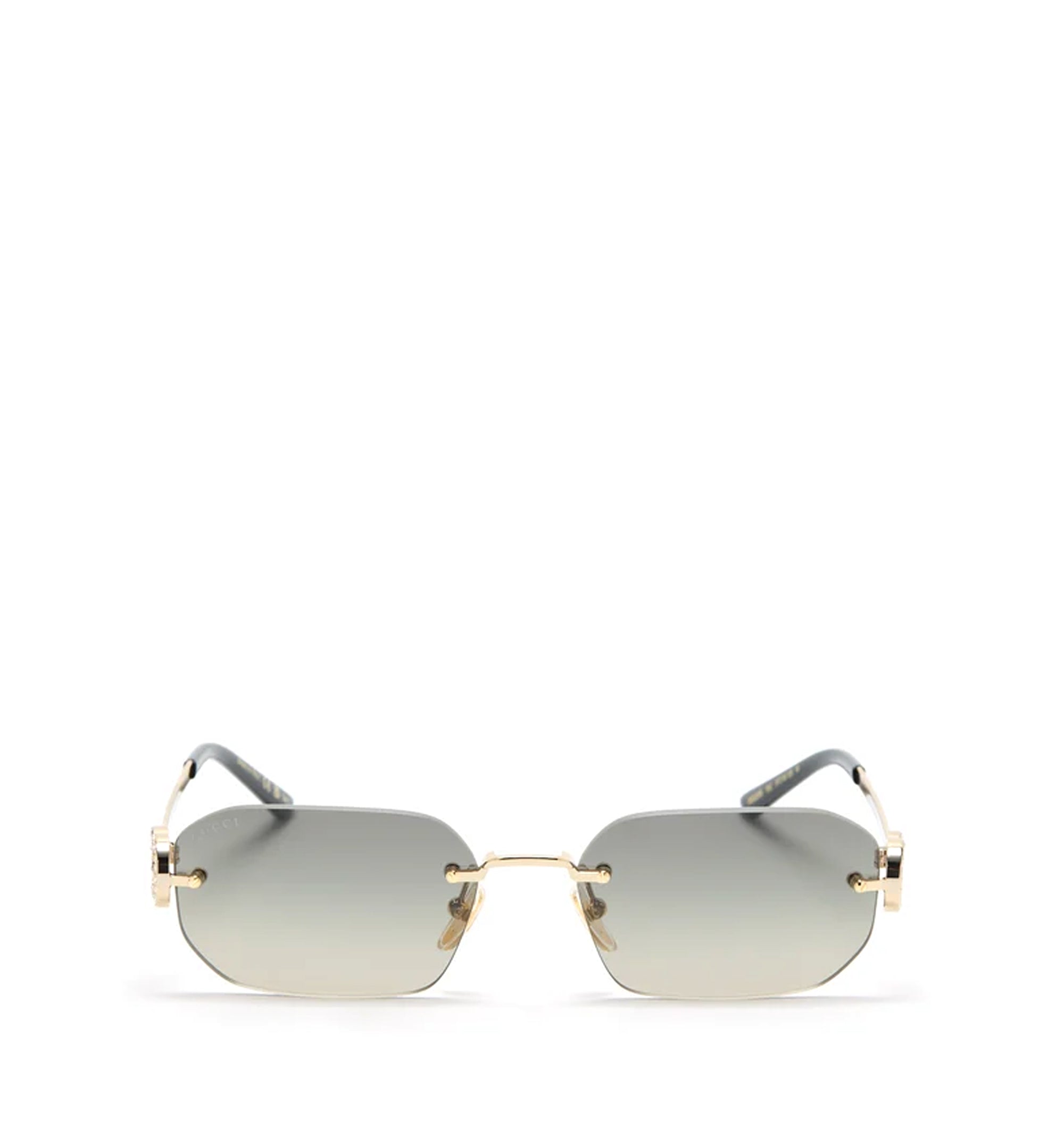 Rectangular-Frame Sunglasses