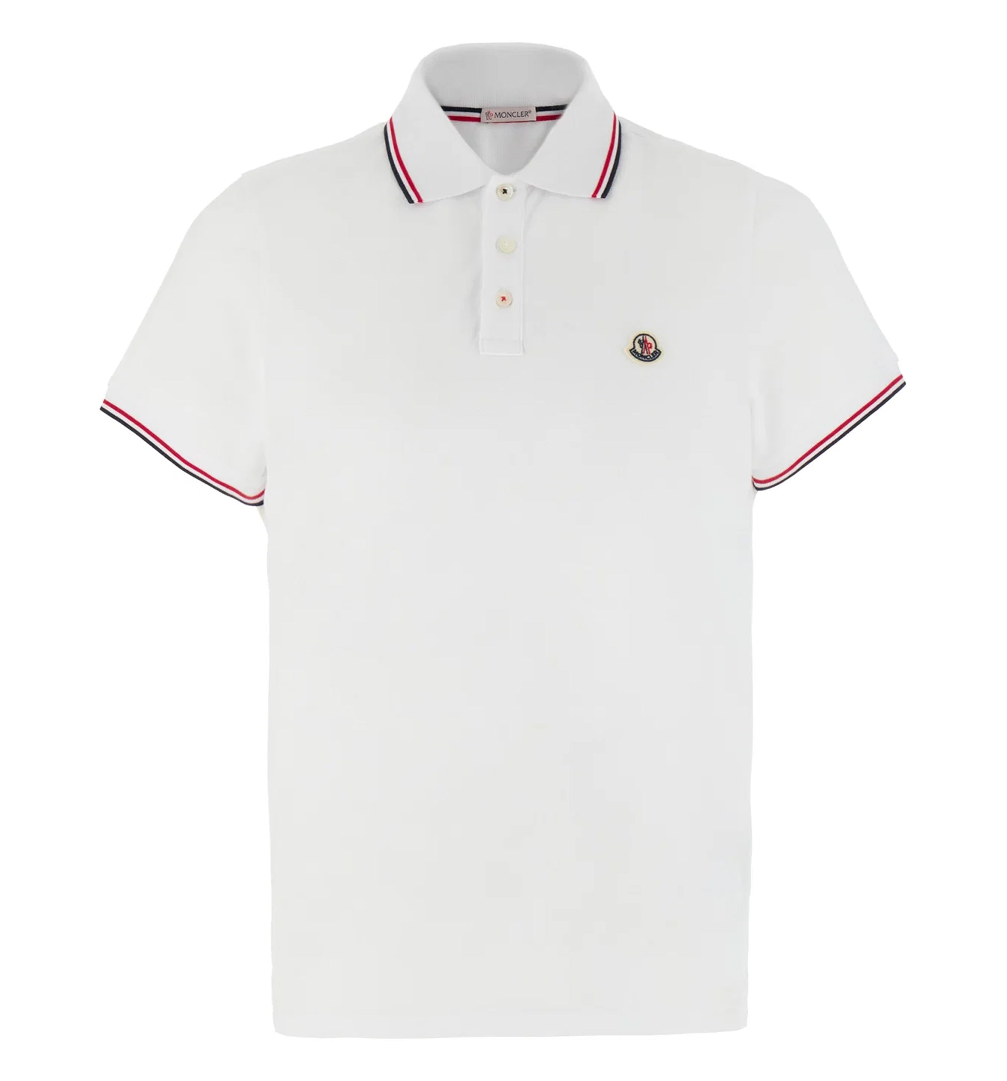 Tricolor-Trimmed Cotton Piquet Polo Shirt