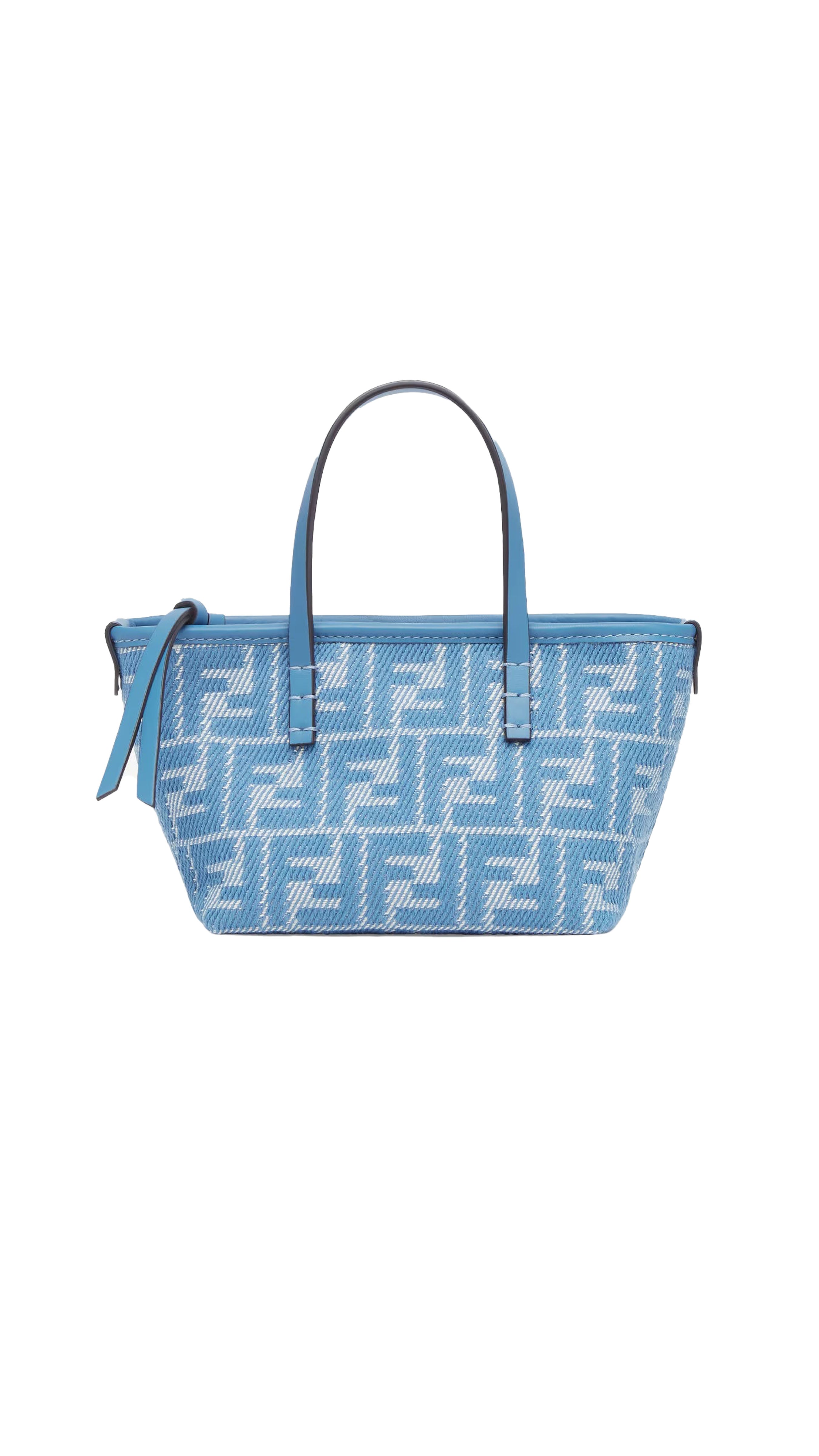Roll Mini FF Tote Bag - Blue