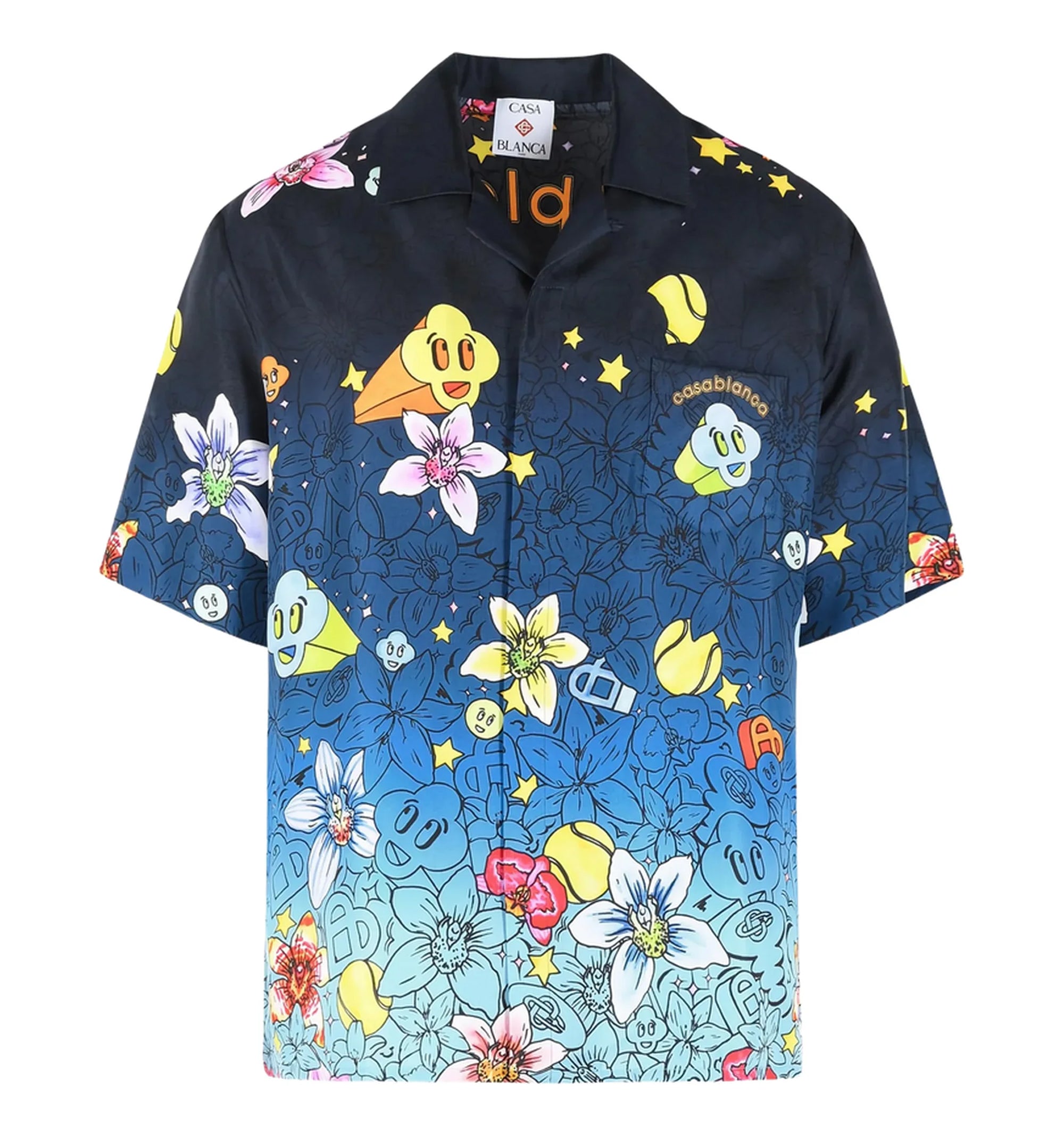 Tennis Club Silk Shirt