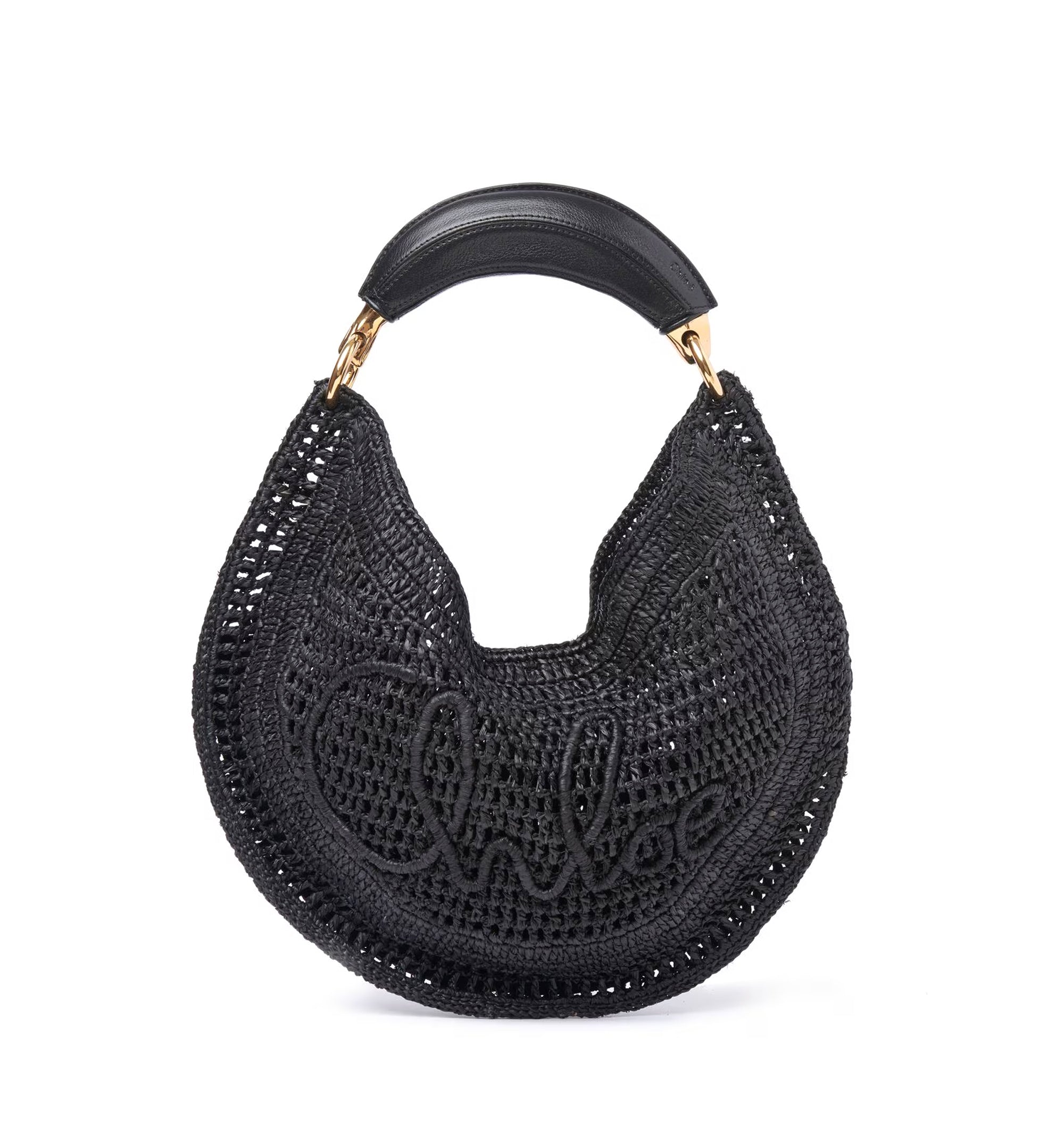 Summer Banana hobo bag in raffia