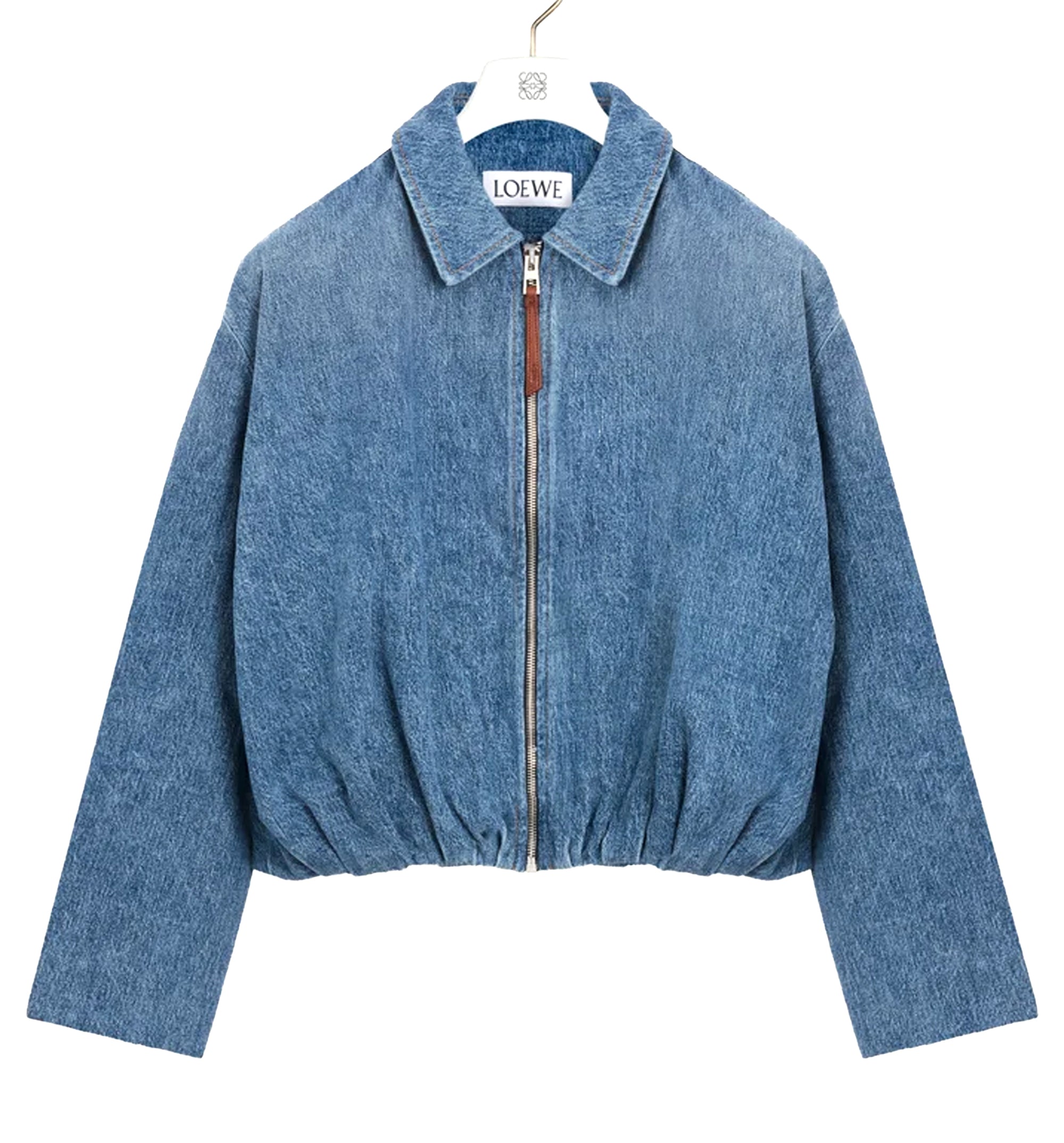 Draped Jacket In Denim
