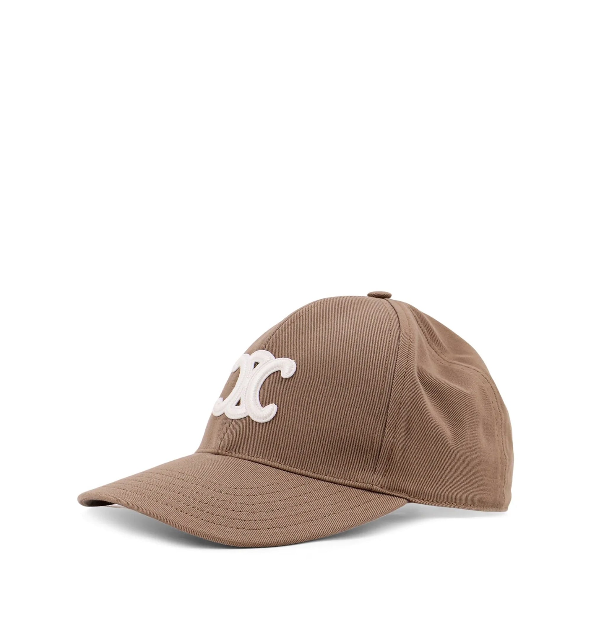 Triomphe Baseball Cap In Cotton Gabardine