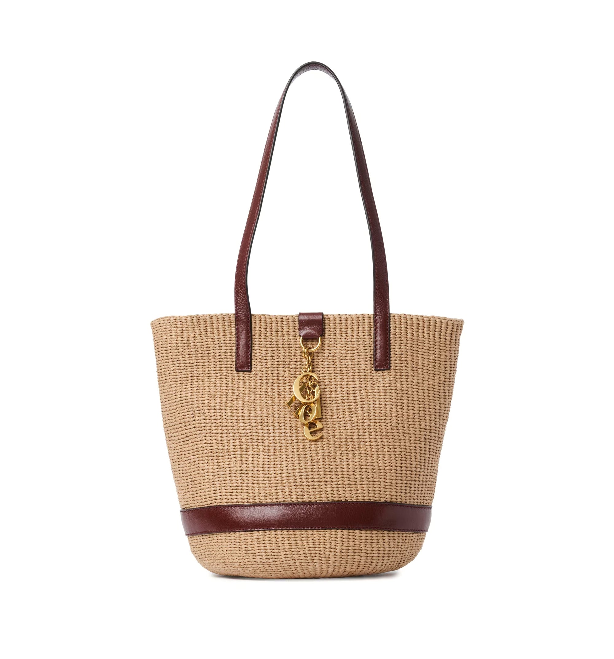 Chloé Charms basket bag in natural fibers