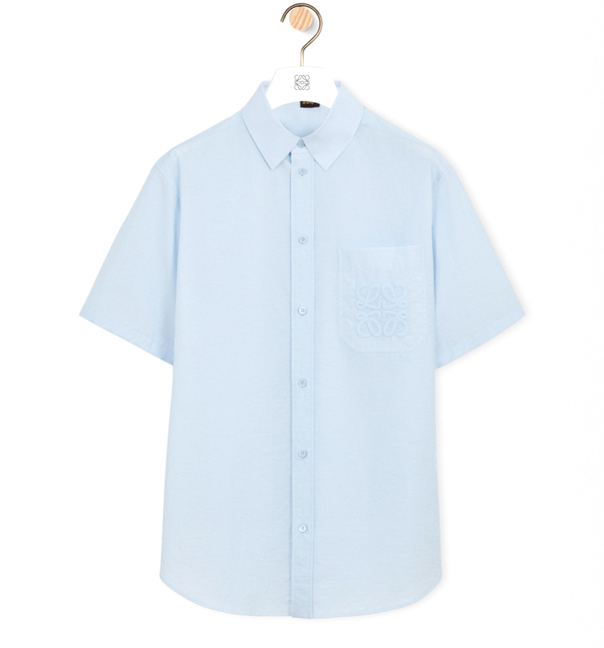 Short Sleeve Shirt In Cotton Blend