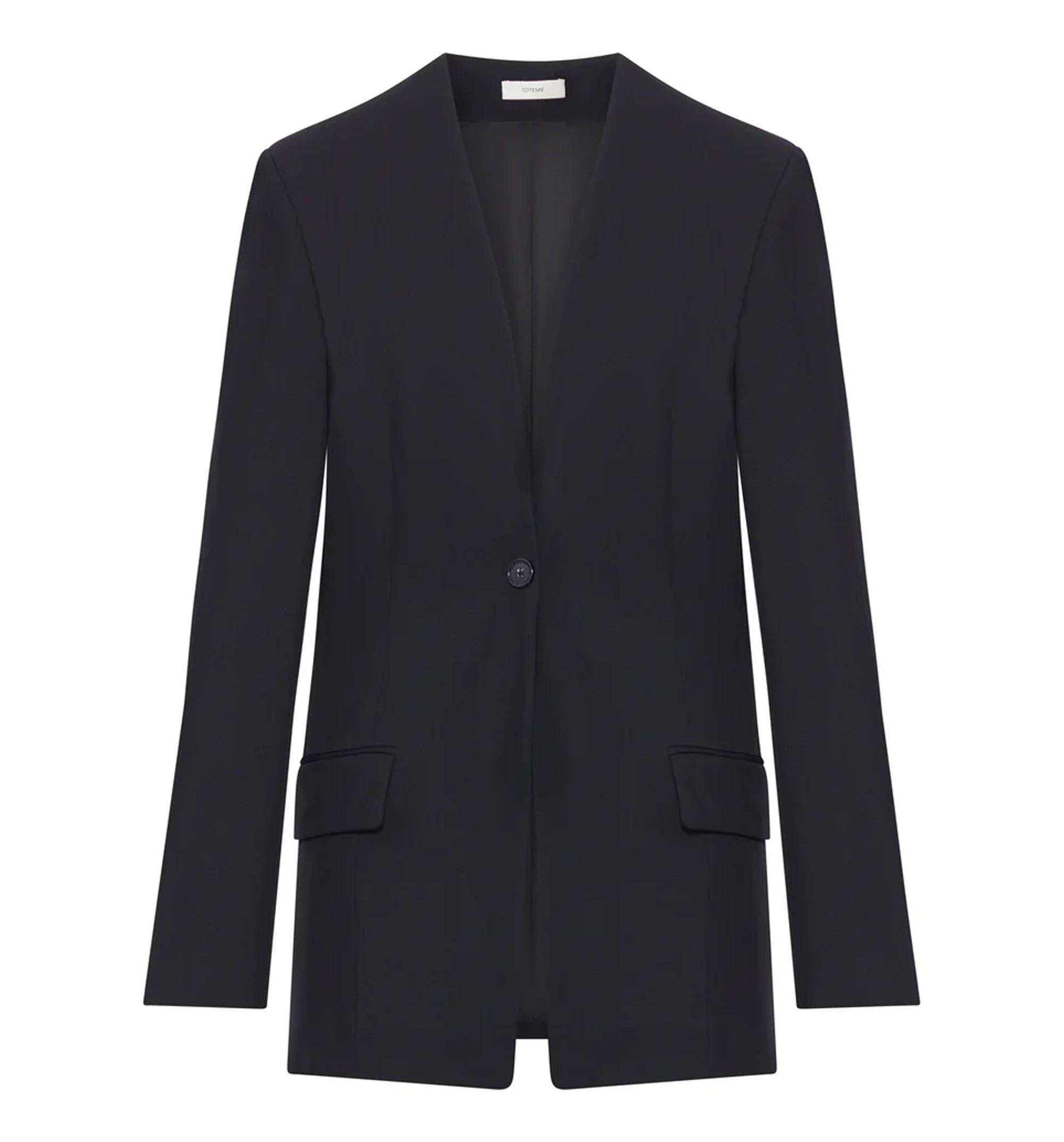 Slouch Single-Button Blazer