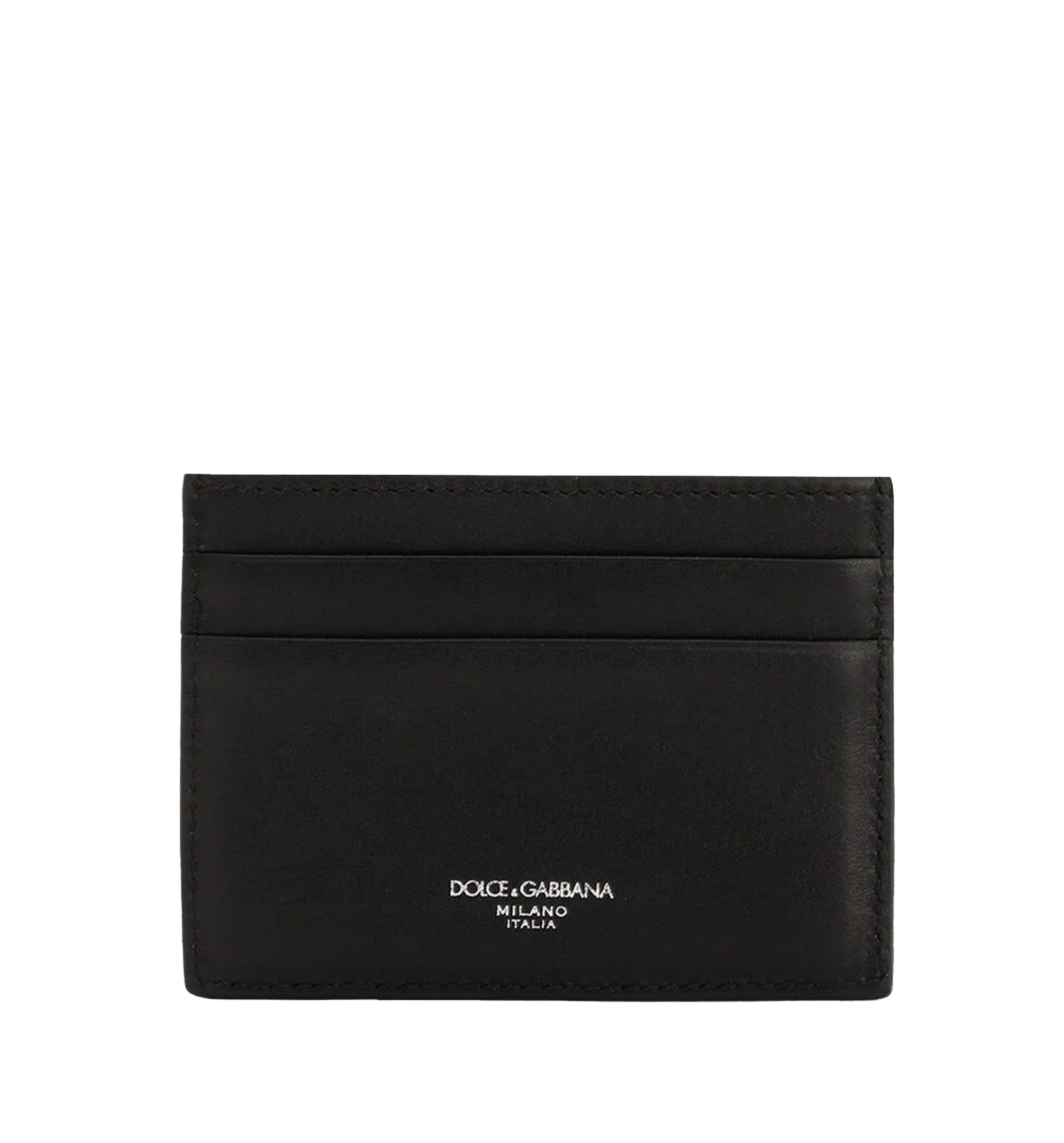 Woven Plongé Calfskin Card Holder