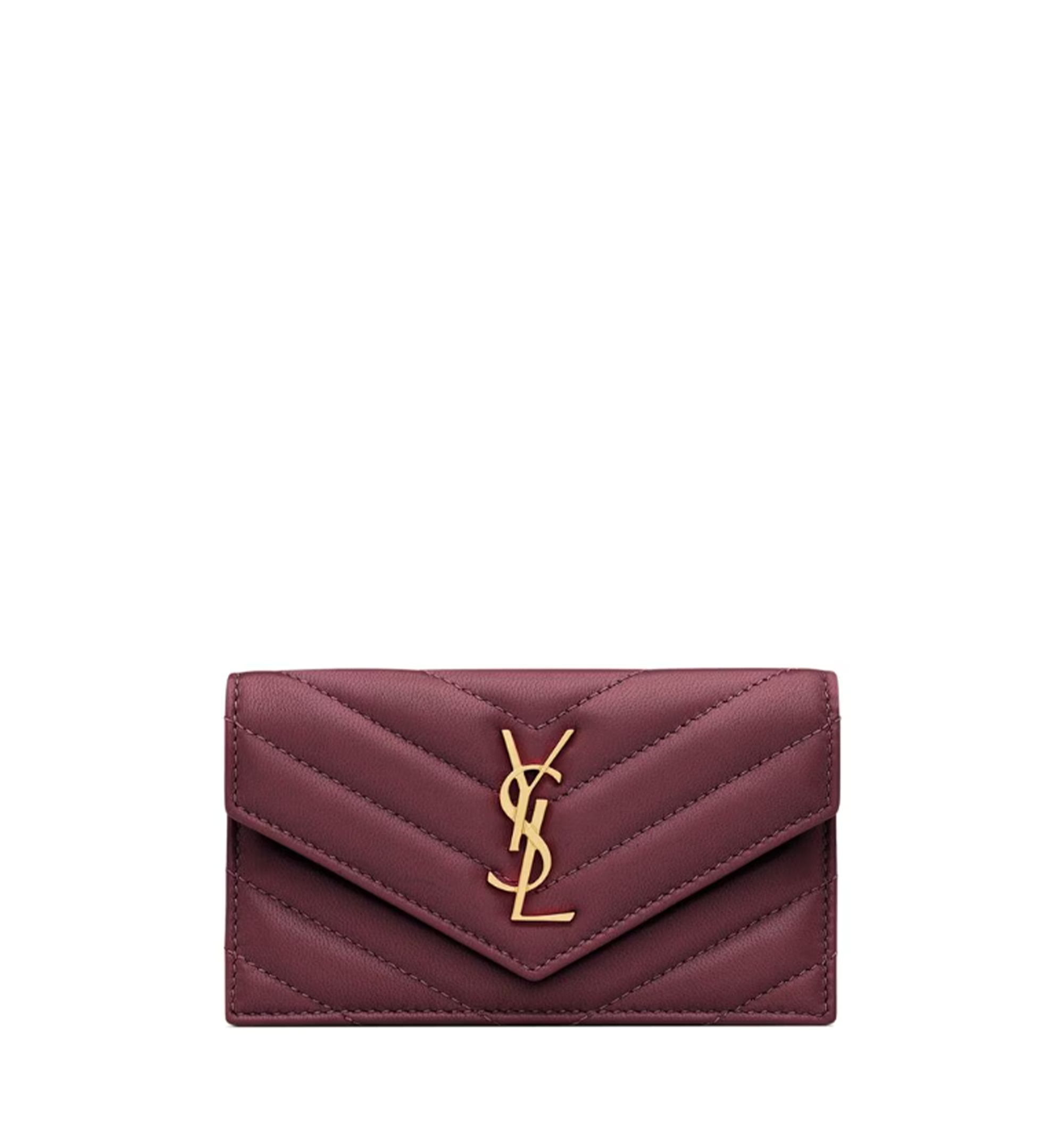 Cassandre Fragment Flap Card Case in Lambskin