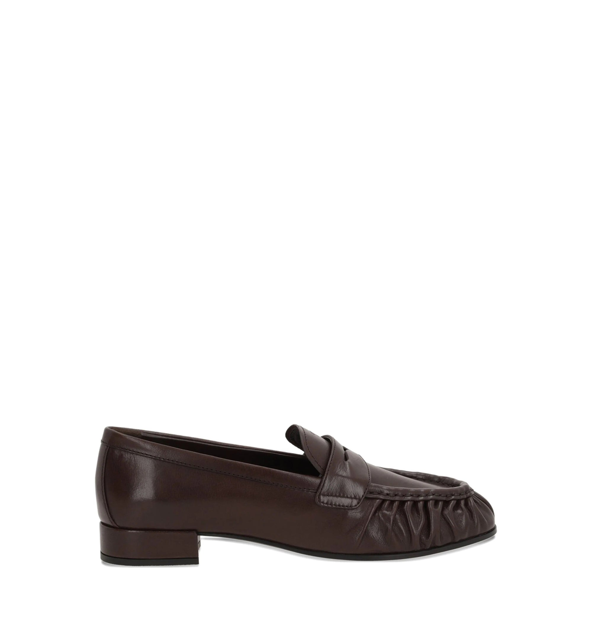 Leather loafers