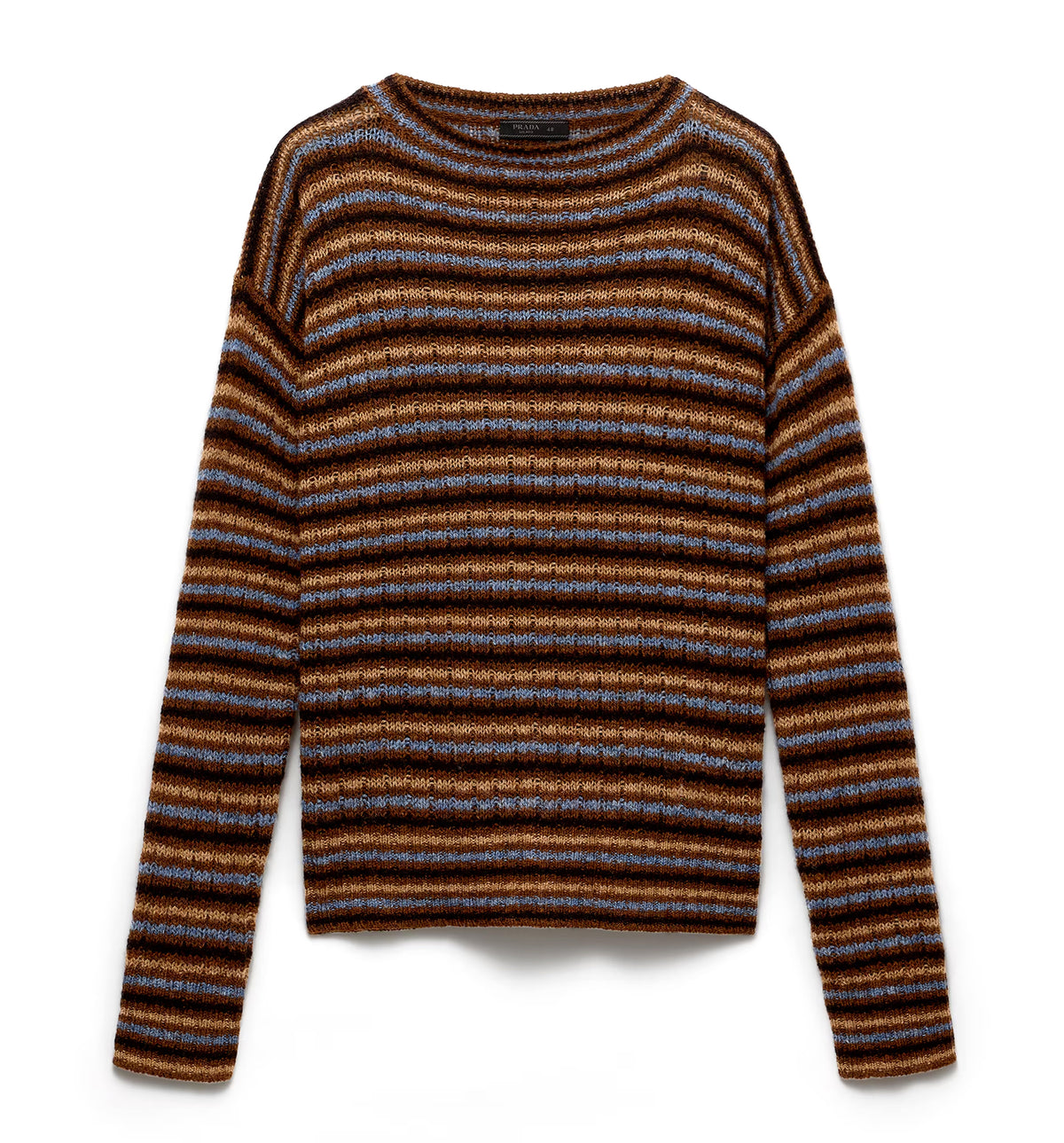 Shetland wool boat neck sweater