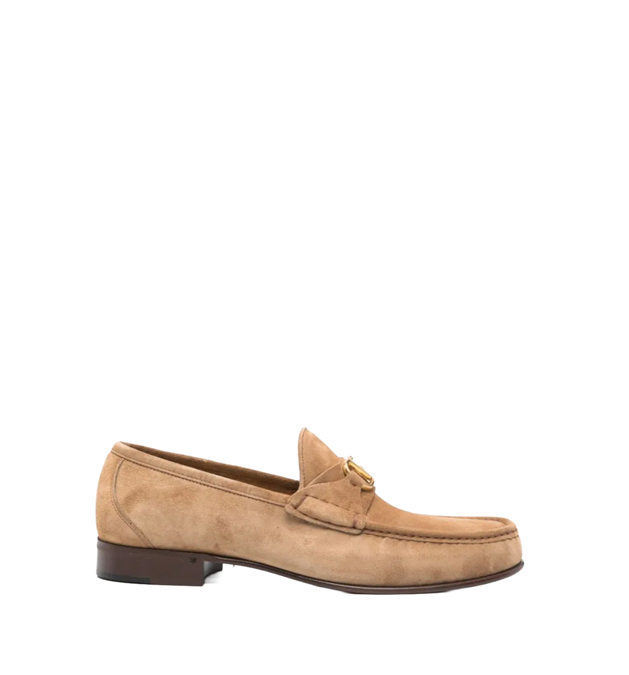 VLogo Signature Leather Loafers