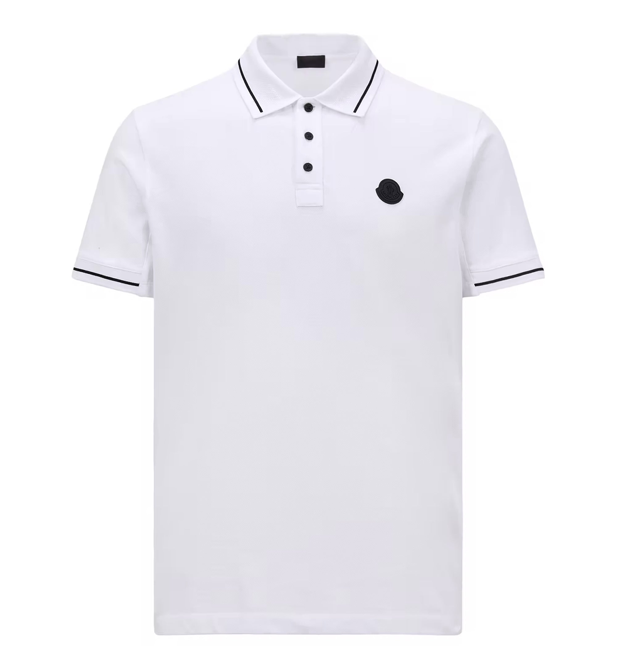Logo Patch Cotton Polo Shirt