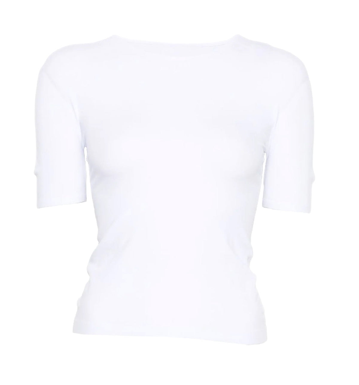 Seamless stretch nylon jersey T-shirt