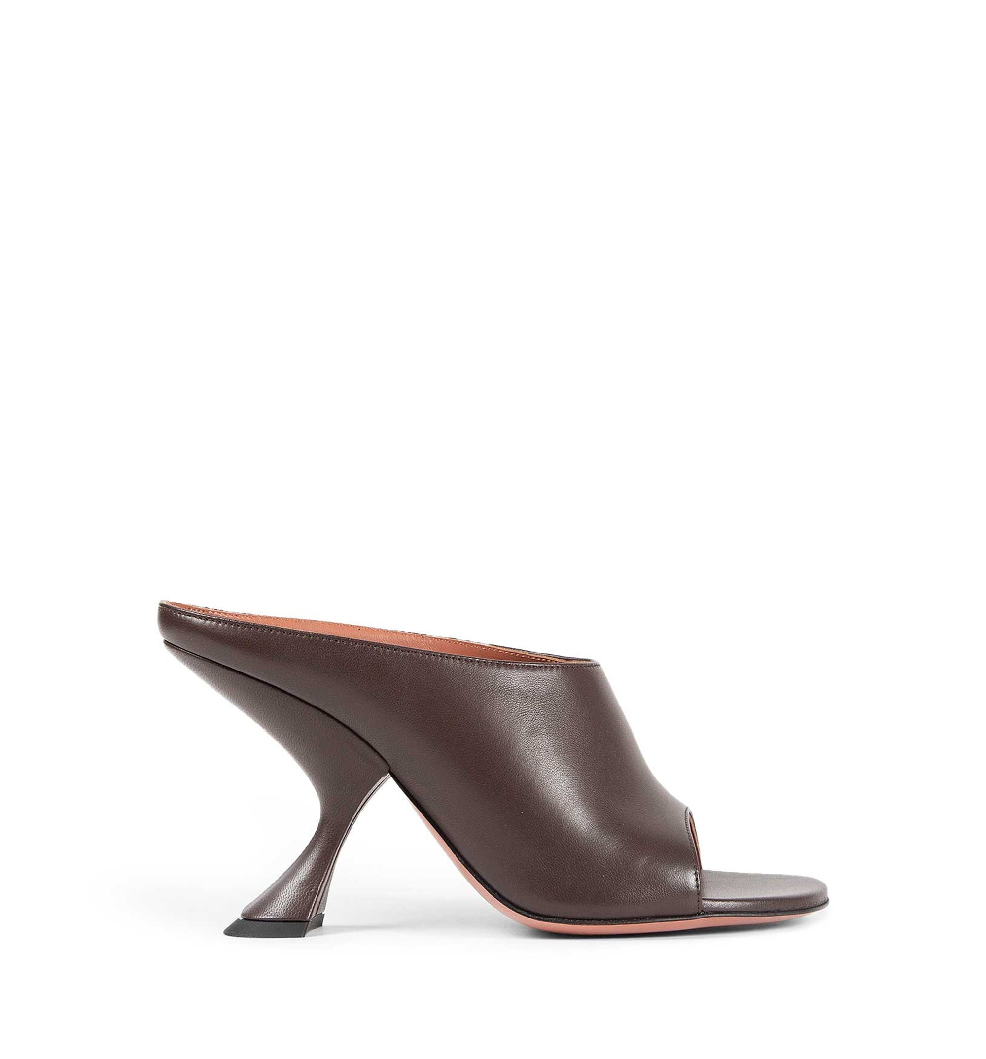 Taylor Slipper 90 Coffee Nappa