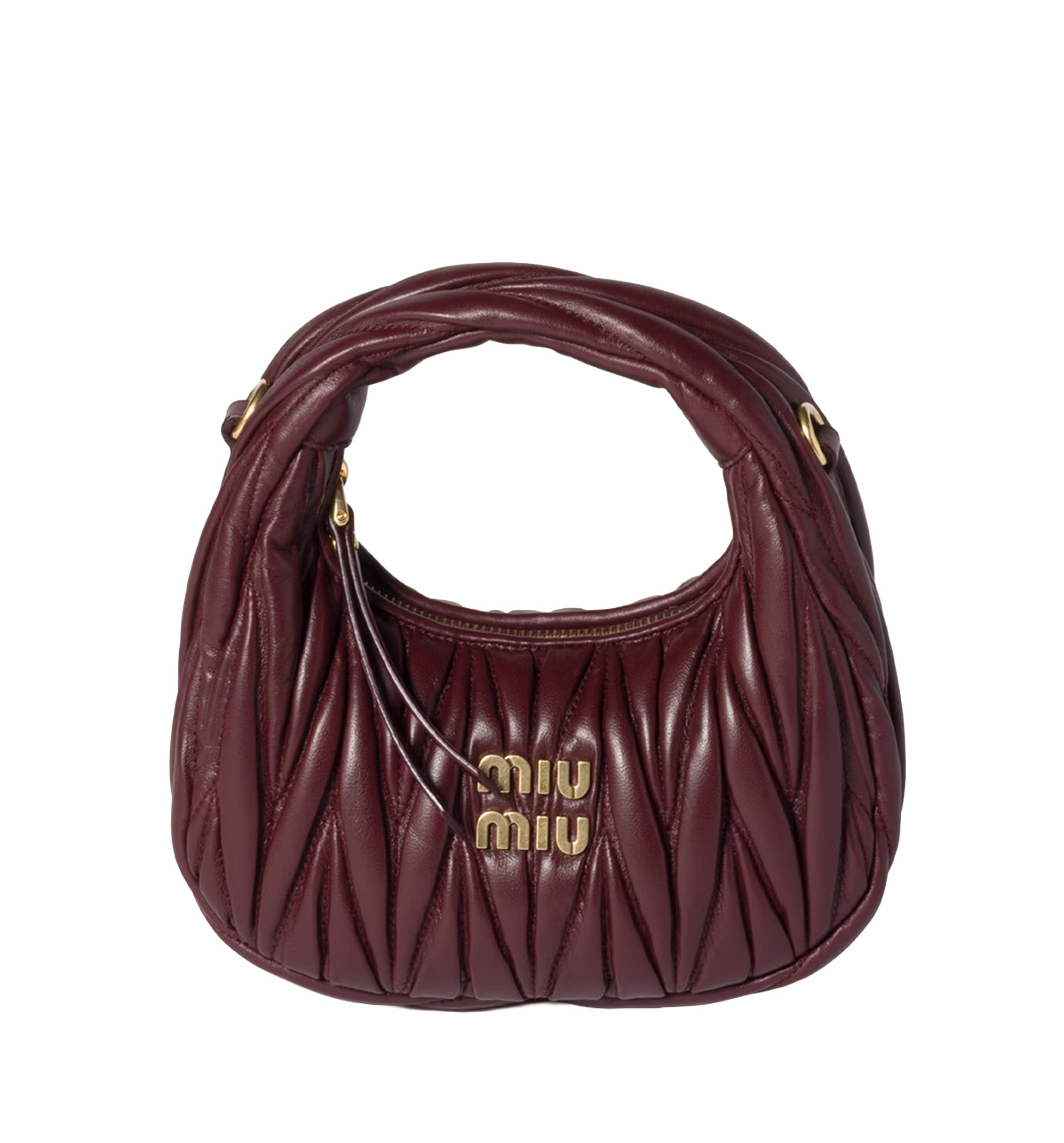 Wander Matelassé Nappa Leather Hobo Mini Bag