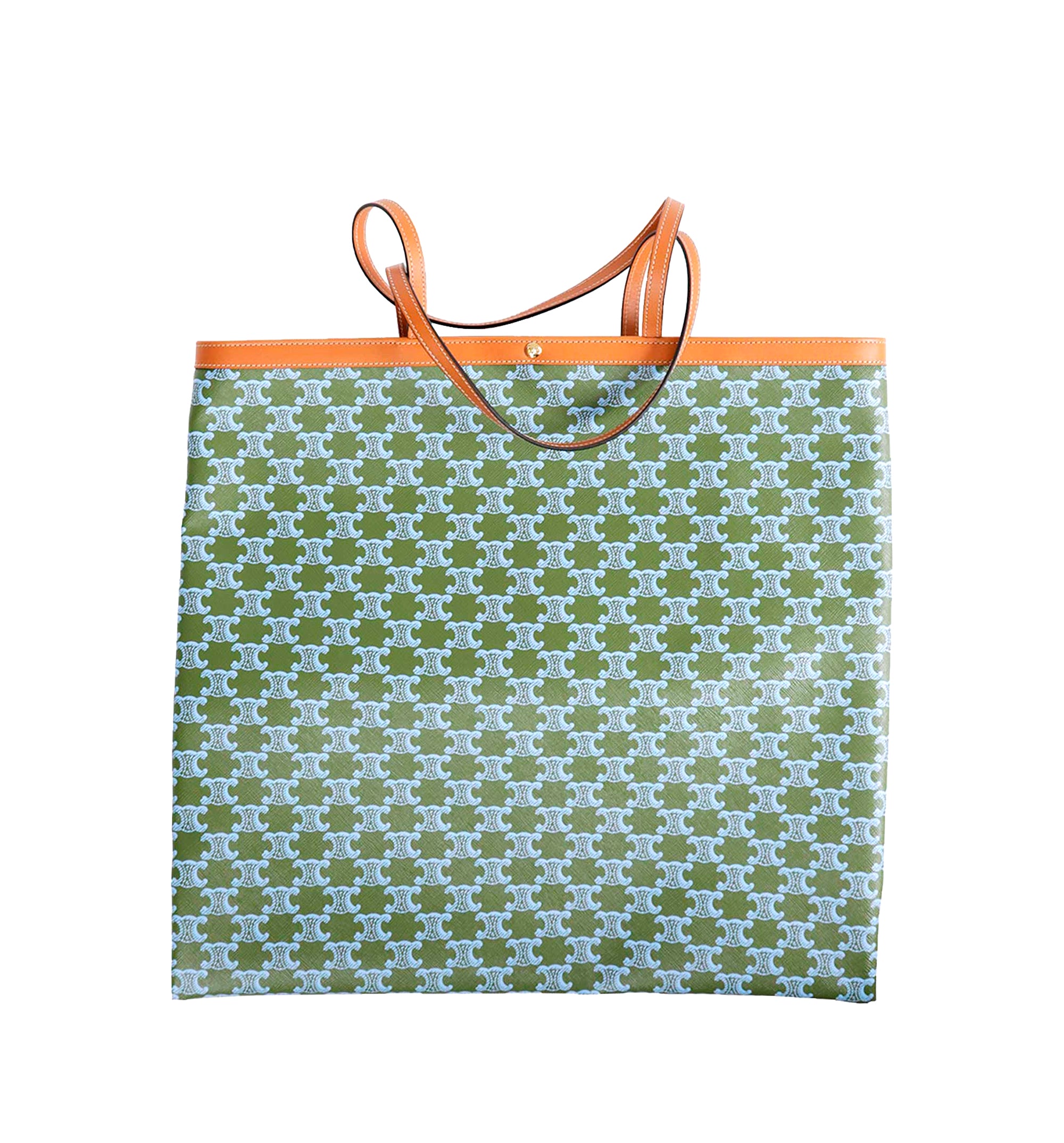 Large Flat Shopper In Triomphe Canvas
