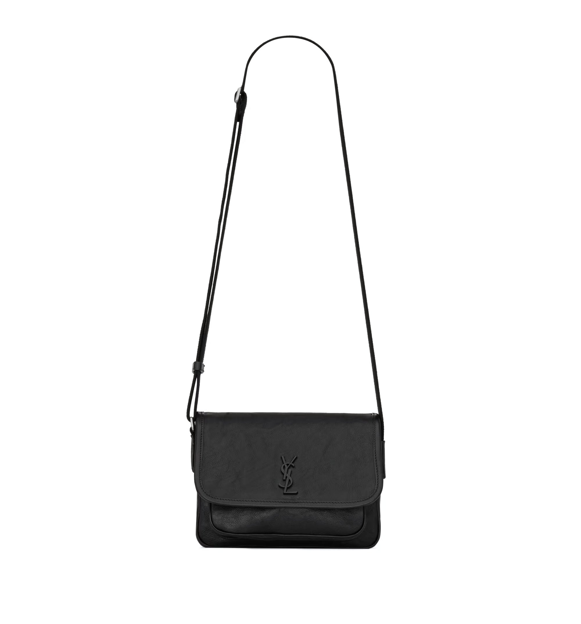 Niki Small Messenger In Grained Leather