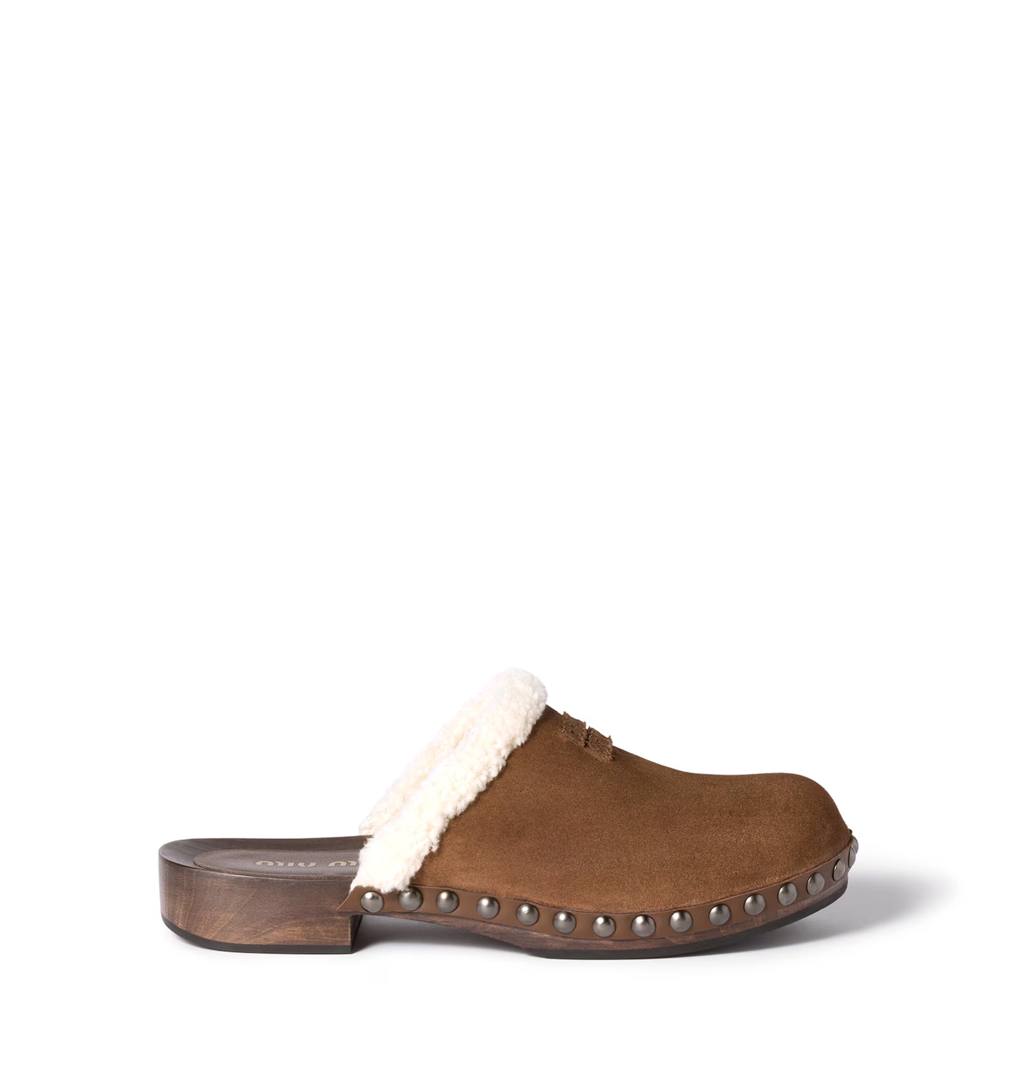 Suede Clogs