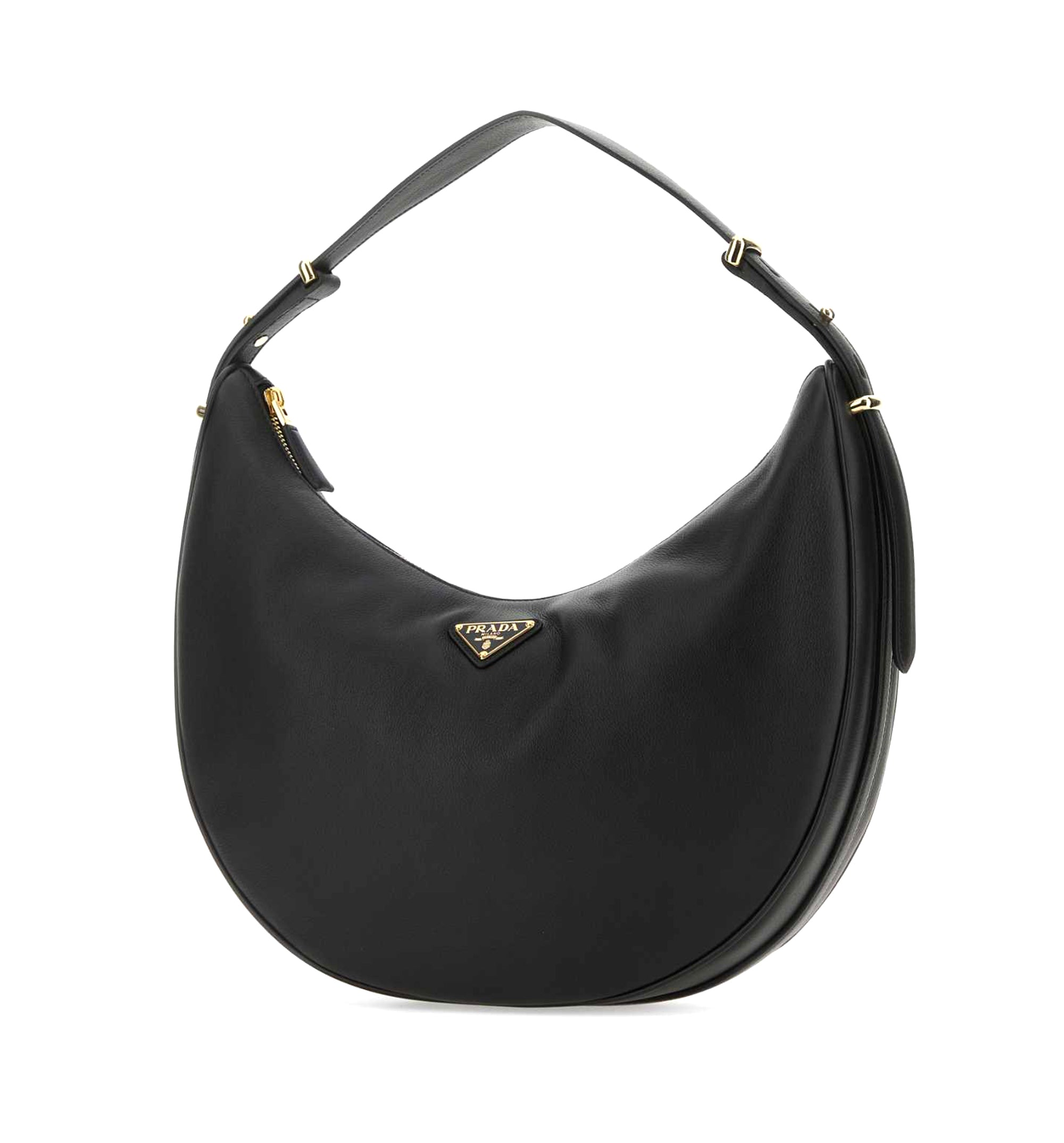 Arqué Medium Leather Shoulder Bag