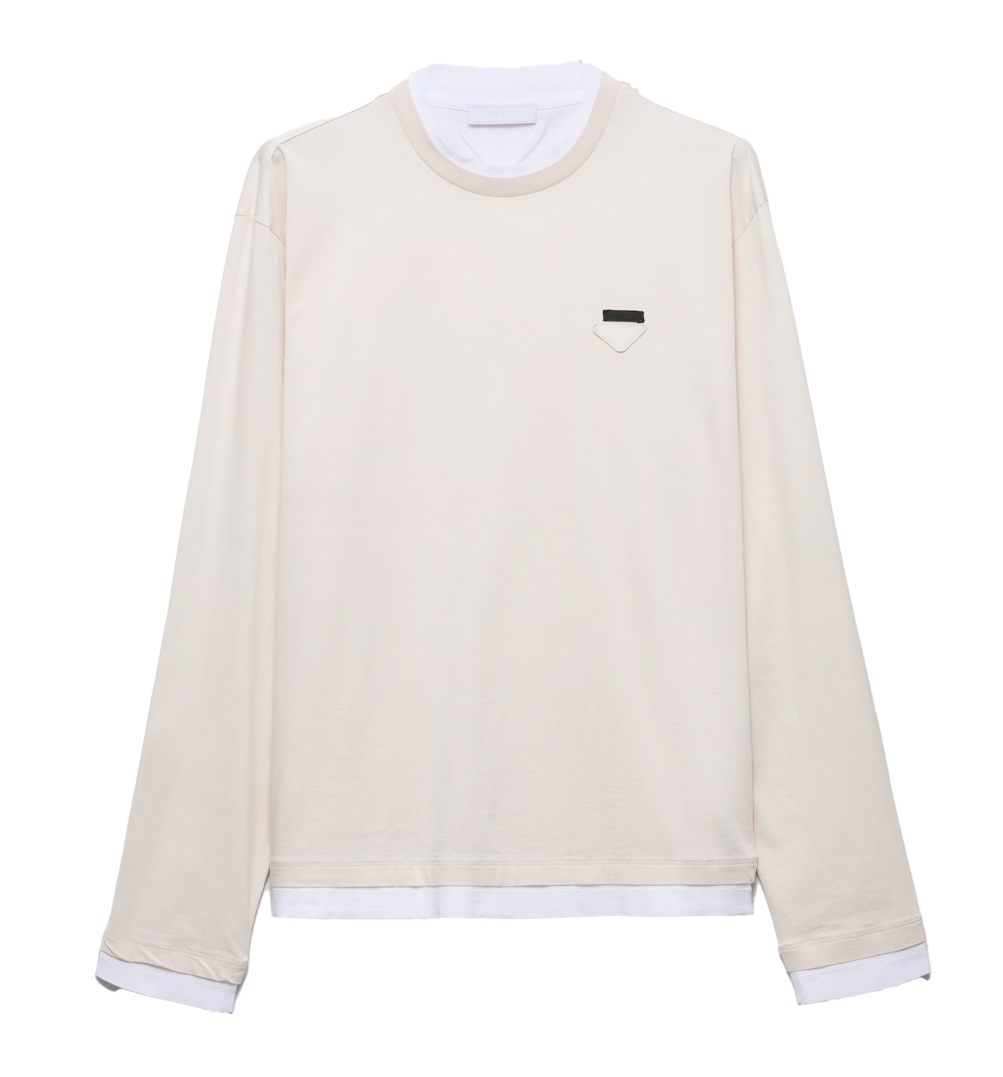 Long-sleeved cotton T-shirt