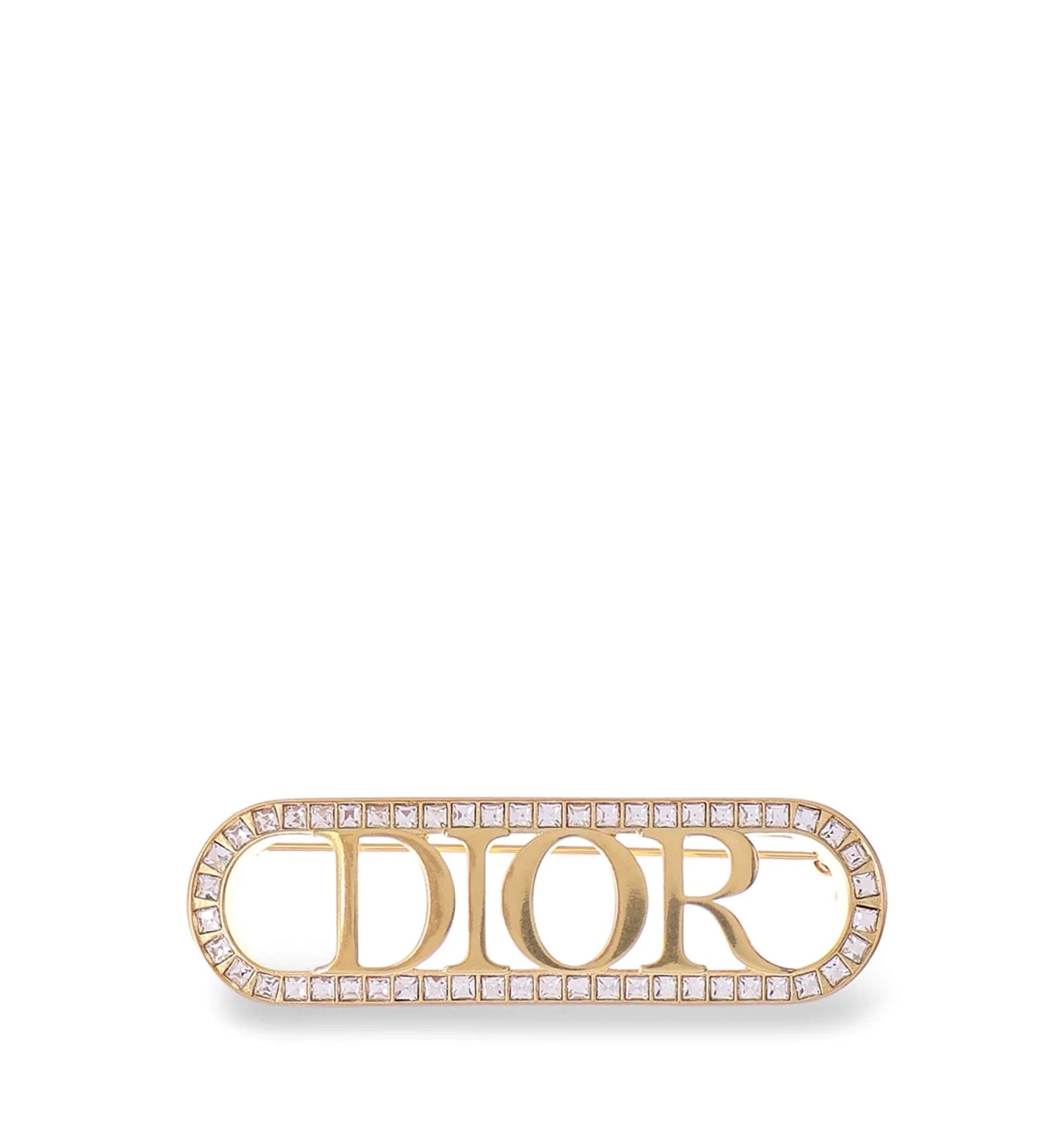 Dio(r) evolution brass brooch