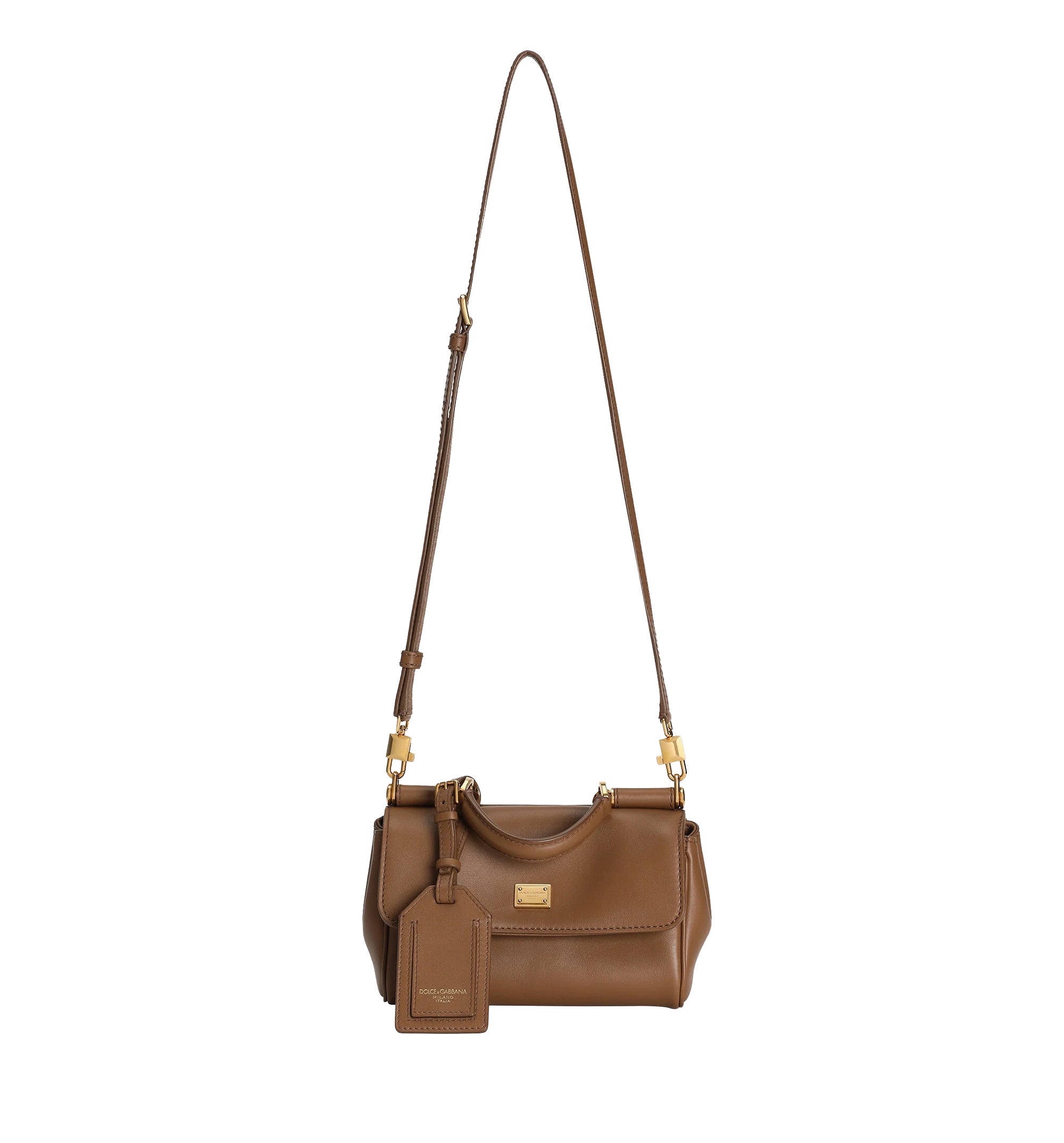 Mini My Sicily Handbag In Plongé Calfskin