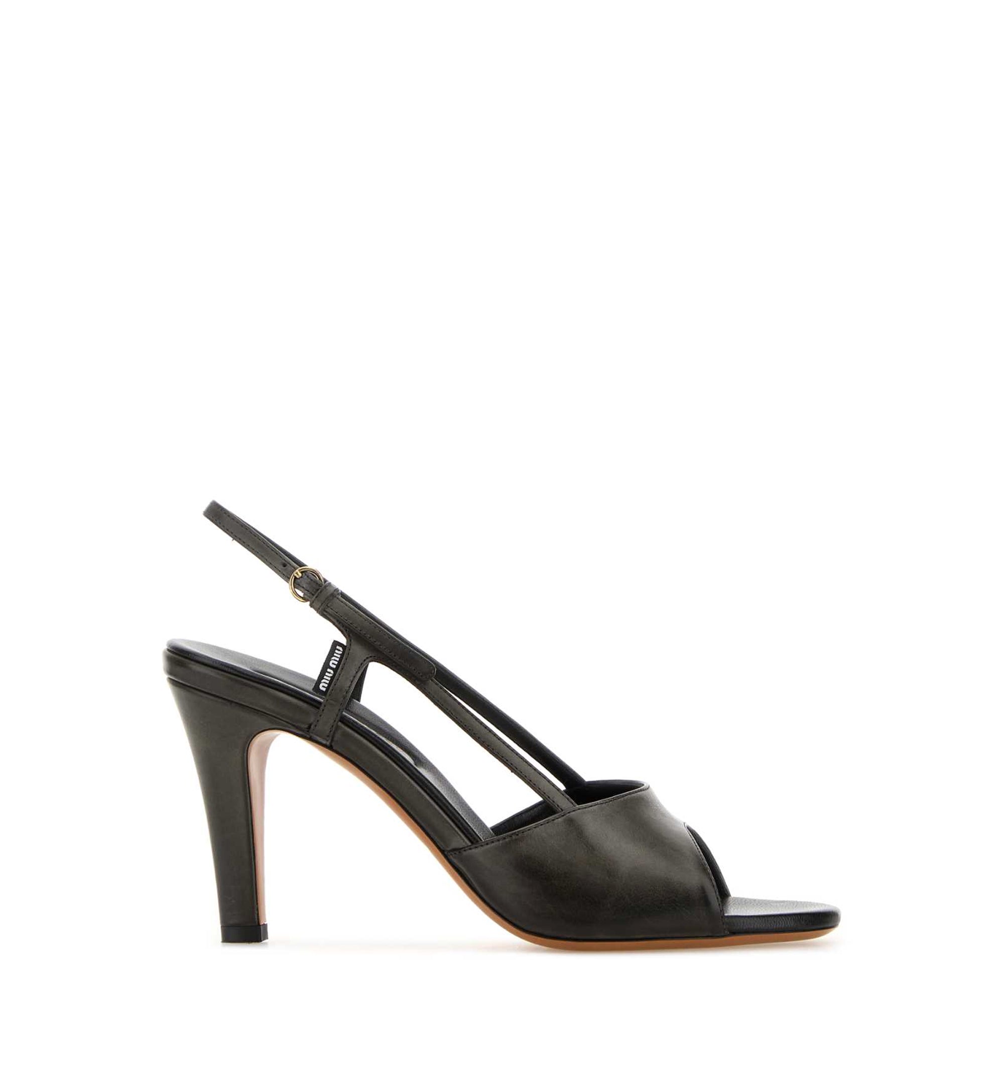 90 mm Leather Sandals