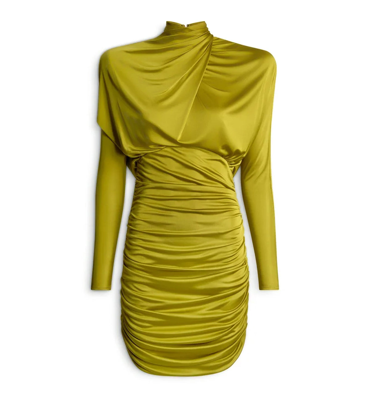 Draped flowing jersey dress
