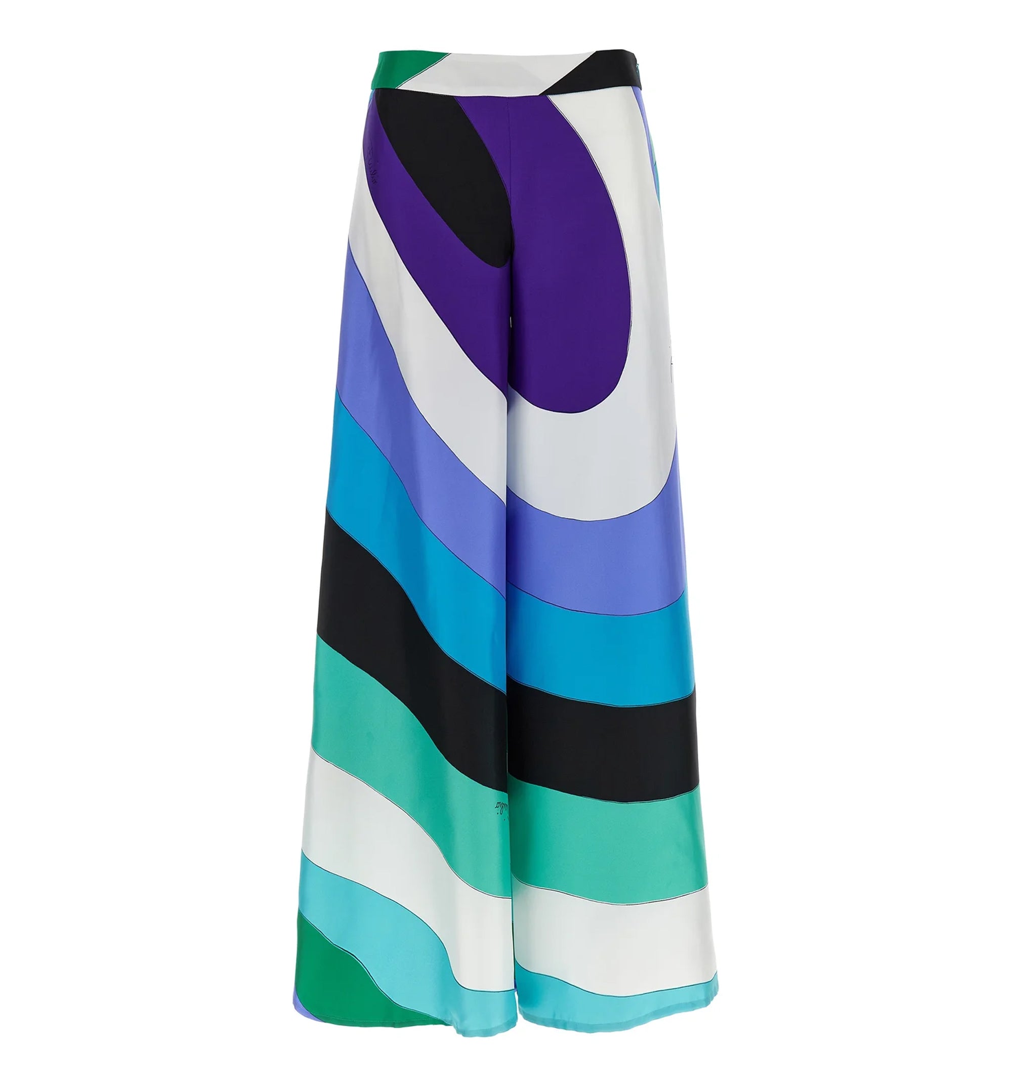 Maddalena Print Silk Pants