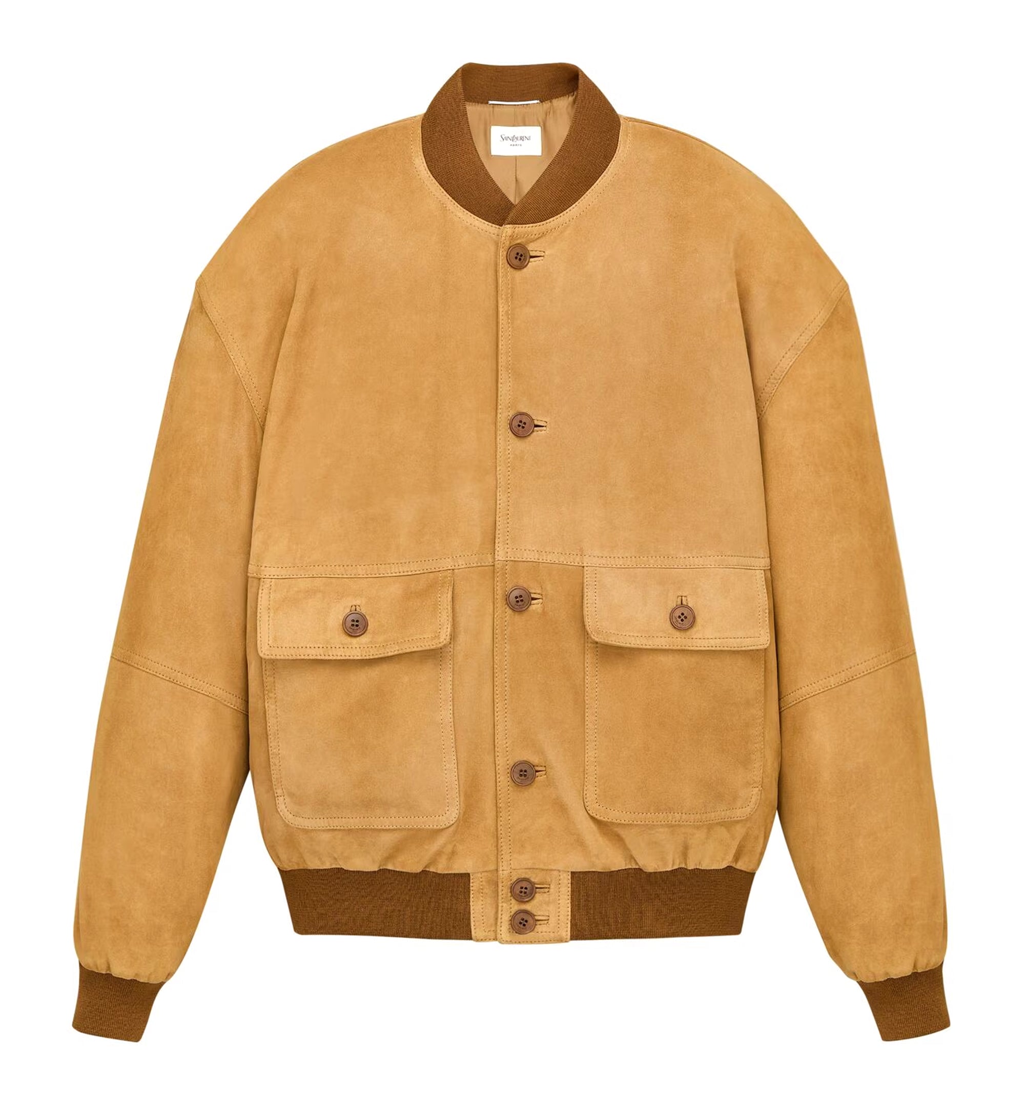 Suede Bomber Jacket
