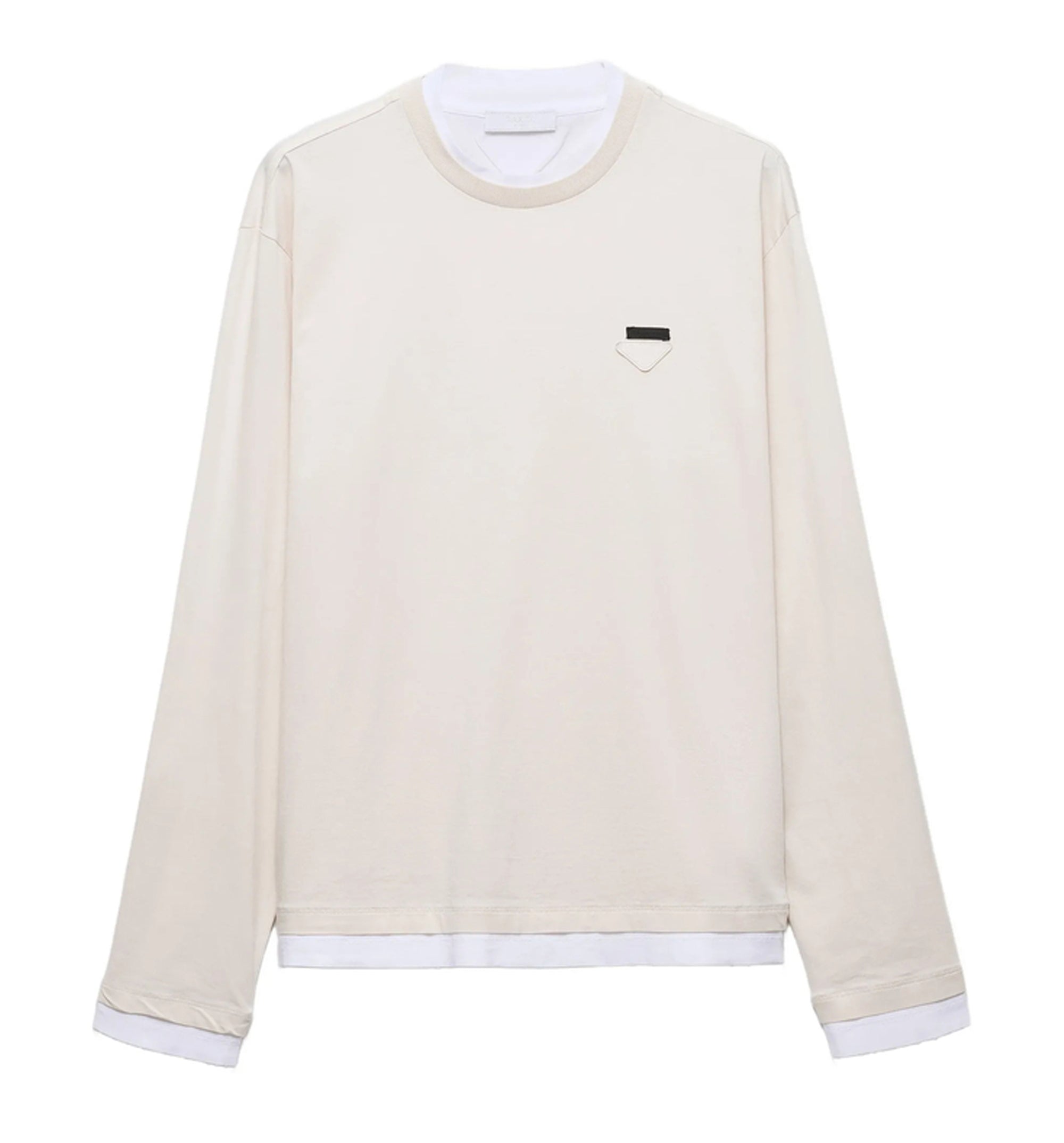 Long-sleeved cotton T-shirt